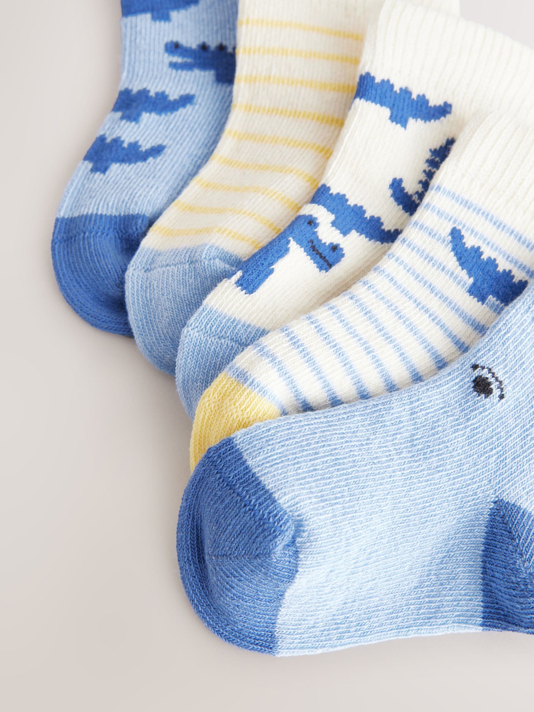 Blue Baby Socks 5 Pack (0mths-2yrs)