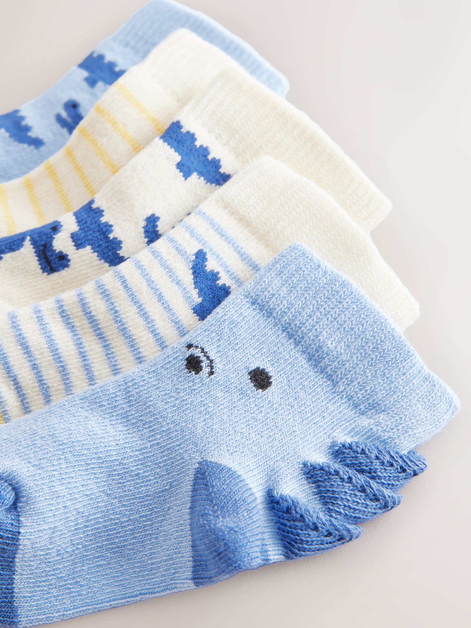 Blue Baby Socks 5 Pack (0mths-2yrs)