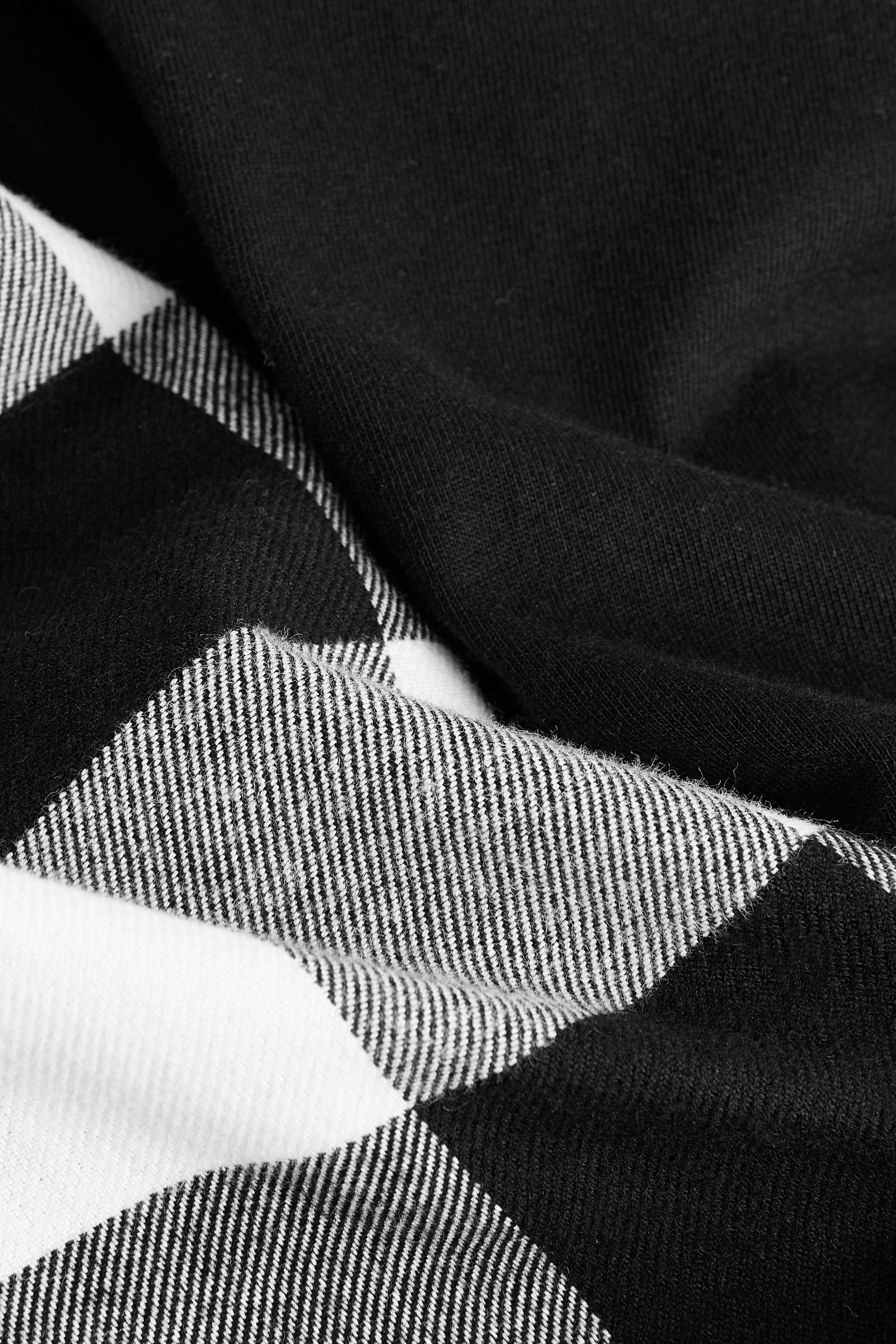 Monochrome Check Single Woven Pyjamas (4-16yrs)