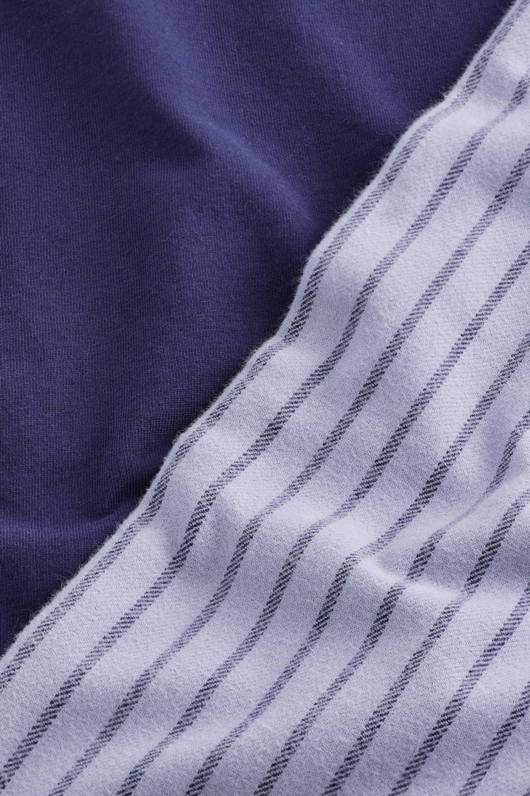 Blue/White Stripe Single Woven Pyjamas (4-16yrs)