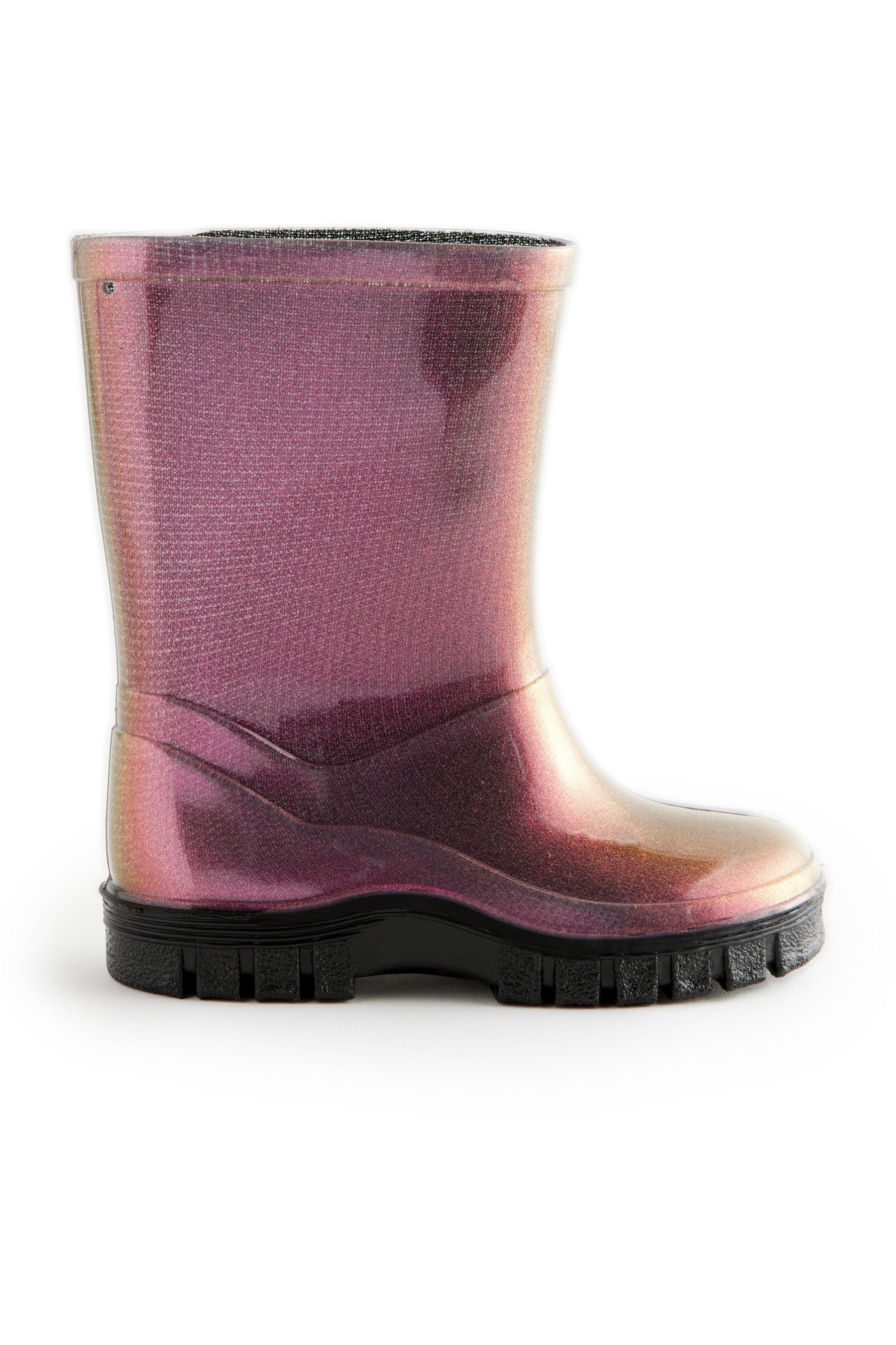 Purple Metallic Wellies