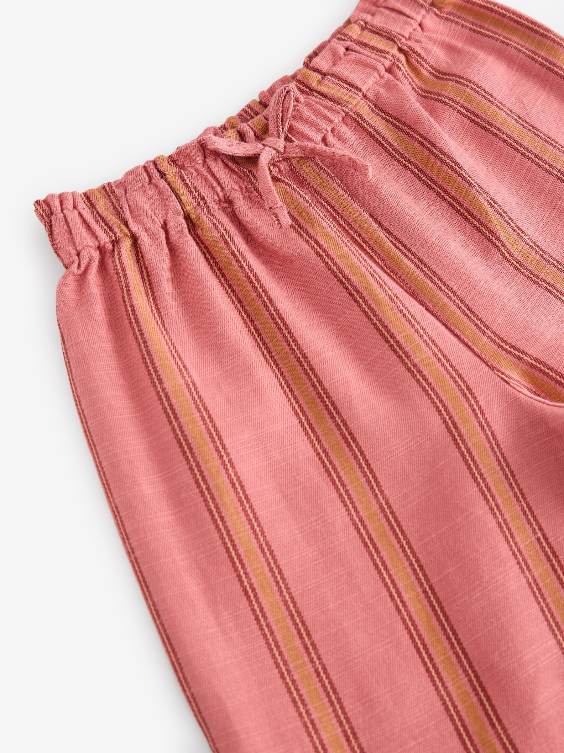 Pink Stripe Wide Leg Trousers (3-16yrs)