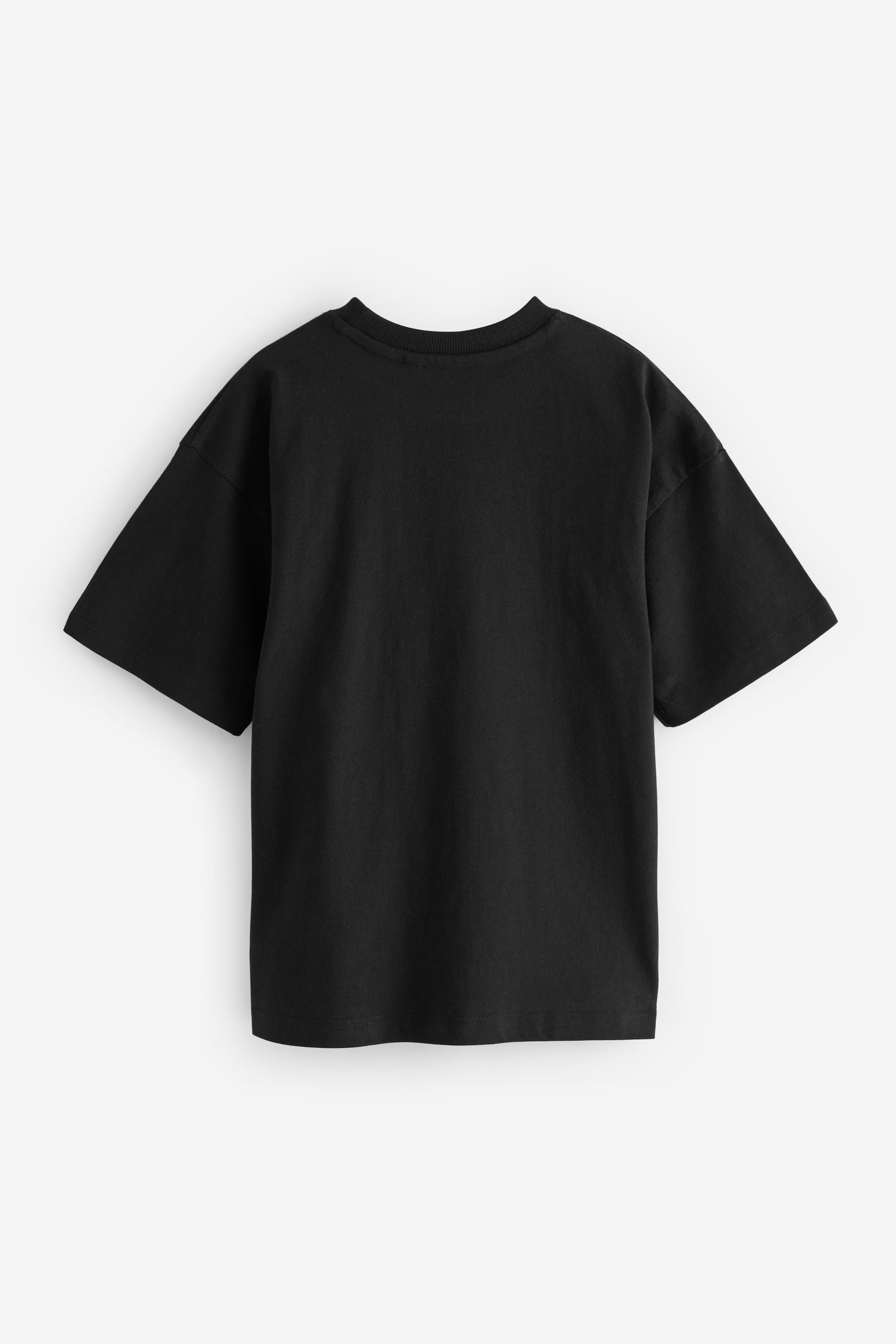 Black NYC Relaxed Fit 100% Cotton Short Sleeve T-Shirt (3-16yrs)