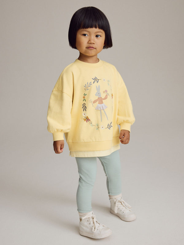 Yellow Bunny Long Sleeve Top and Leggings Set (3mths-7yrs)