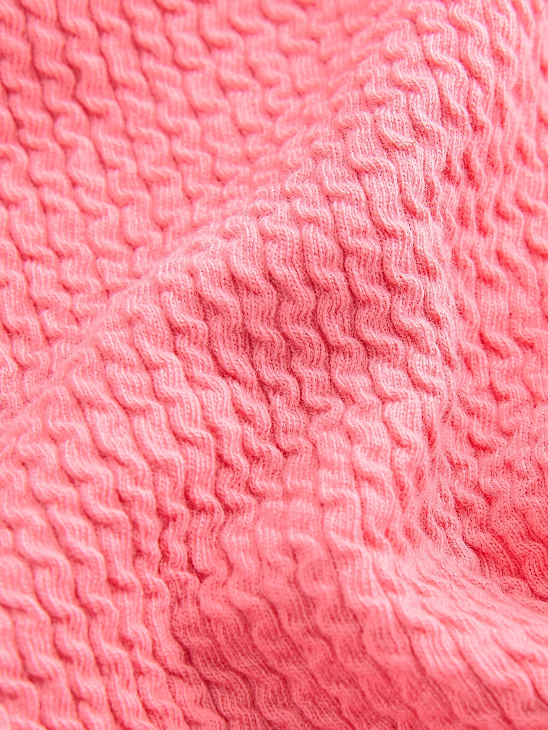 Pink Ribbed Textured Flare Leggings (3mths-7yrs)