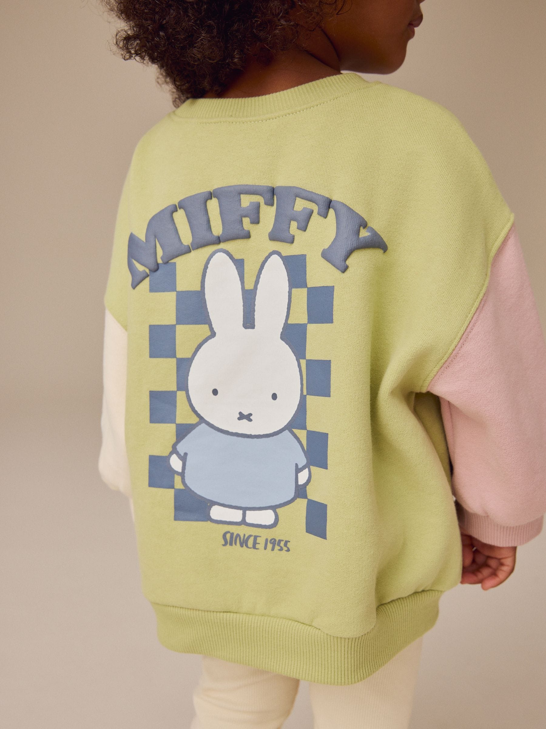 Green Colour Block Miffy Sweatshirt and Leggings Set (3mths-7yrs)