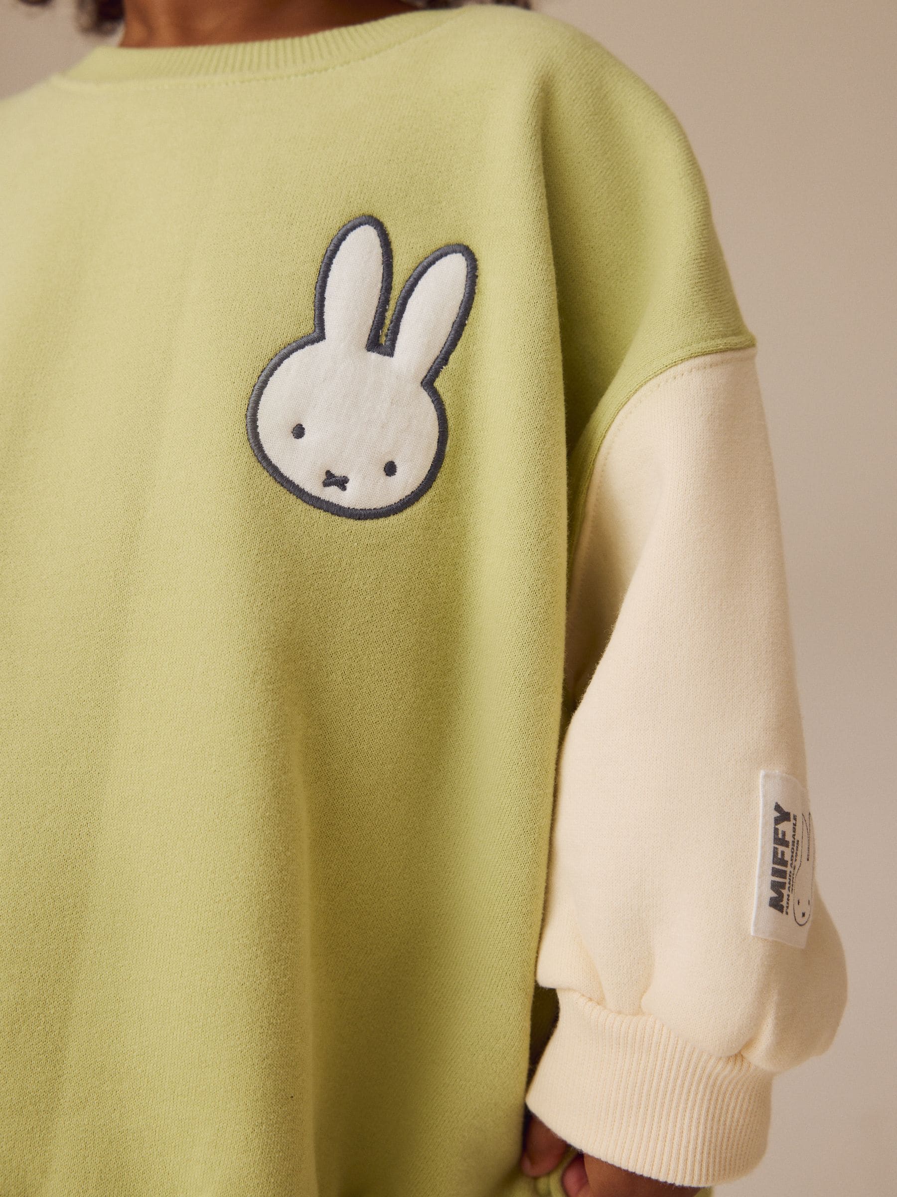 Green Colour Block Miffy Sweatshirt and Leggings Set (3mths-7yrs)