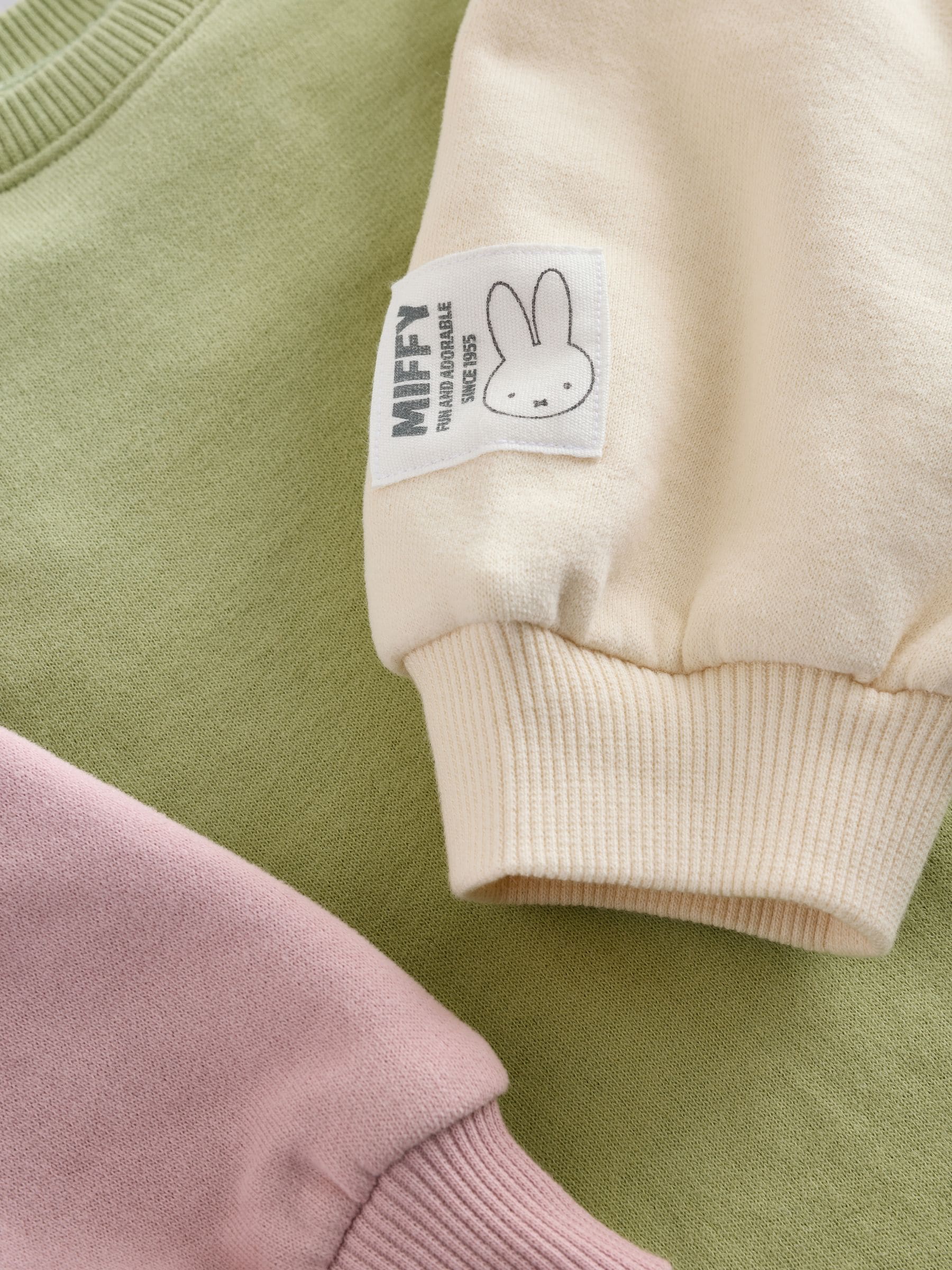 Green Colour Block Miffy Sweatshirt and Leggings Set (3mths-7yrs)