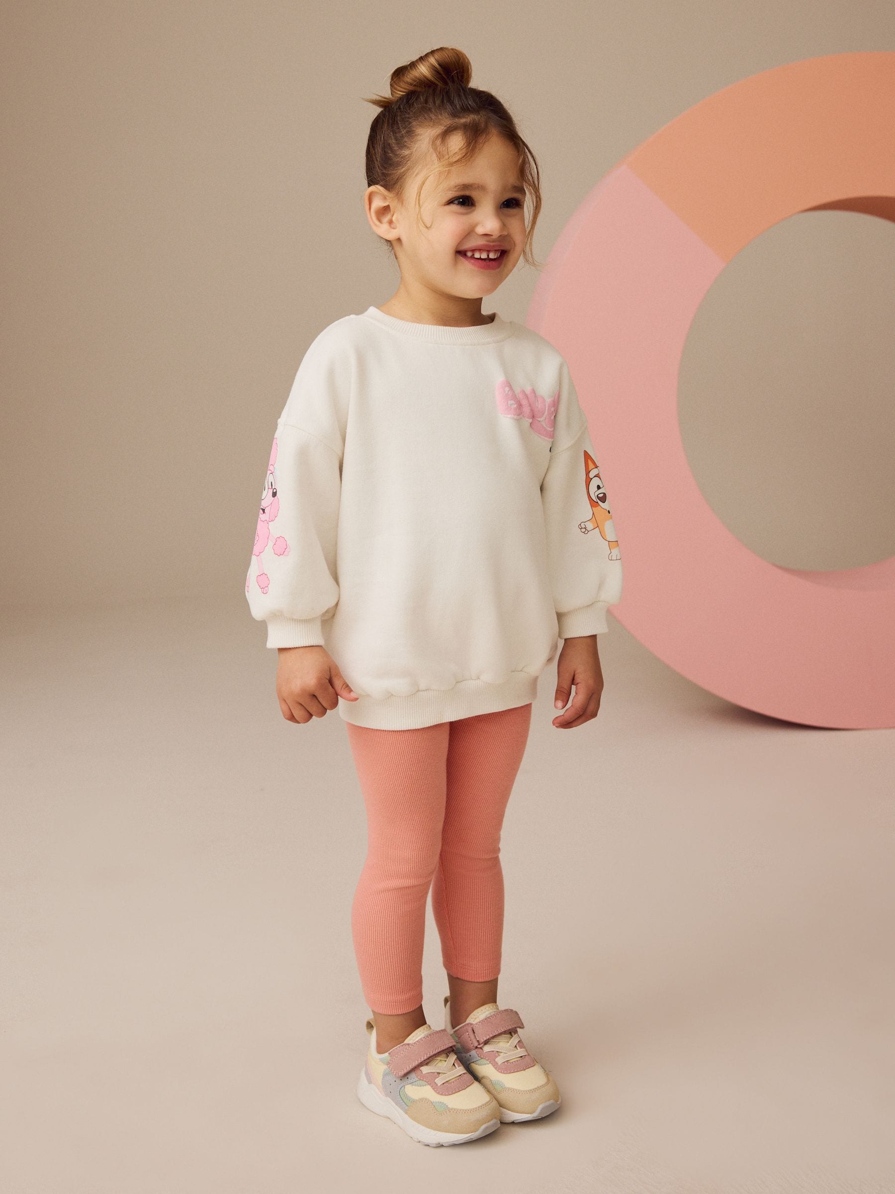 Cream Sweatshirt and Leggings Set (12mths-7yrs)