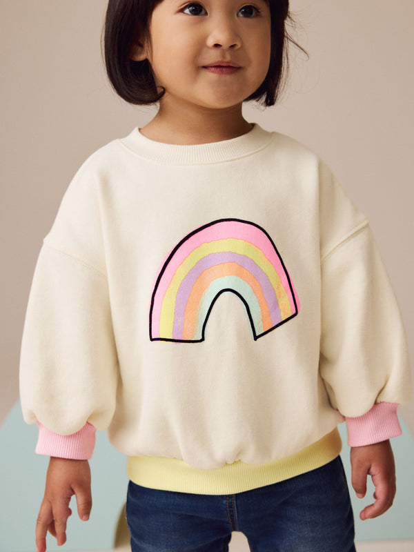 Cream Sweatshirt (3mths-7yrs)