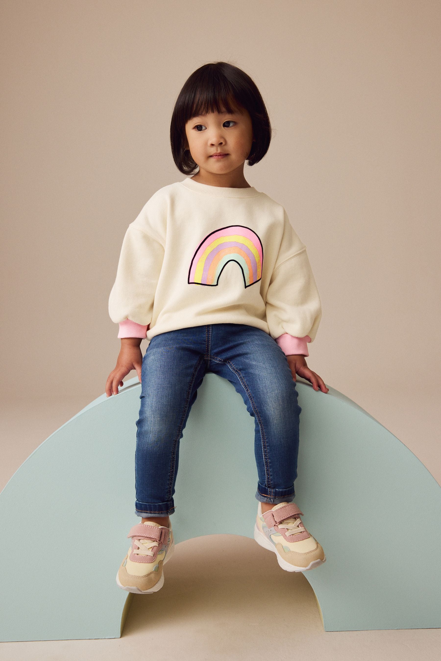 Cream Sweatshirt (3mths-7yrs)