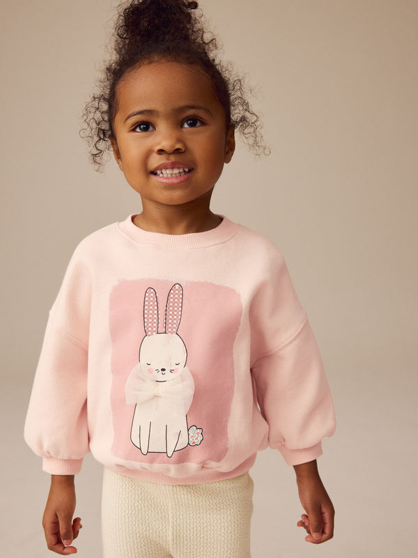 Pink Fairy Crew Sweatshirt (3mths-7yrs)