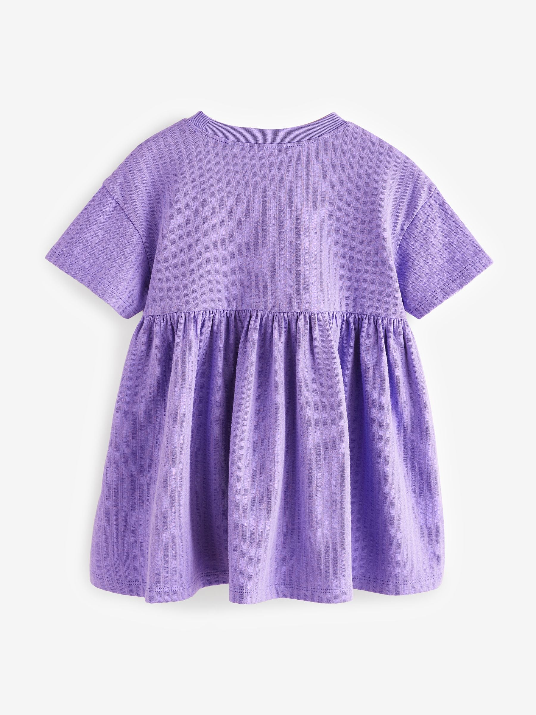 Purple Dog Short Sleeve 100% Cotton Dress (3mths-7yrs)