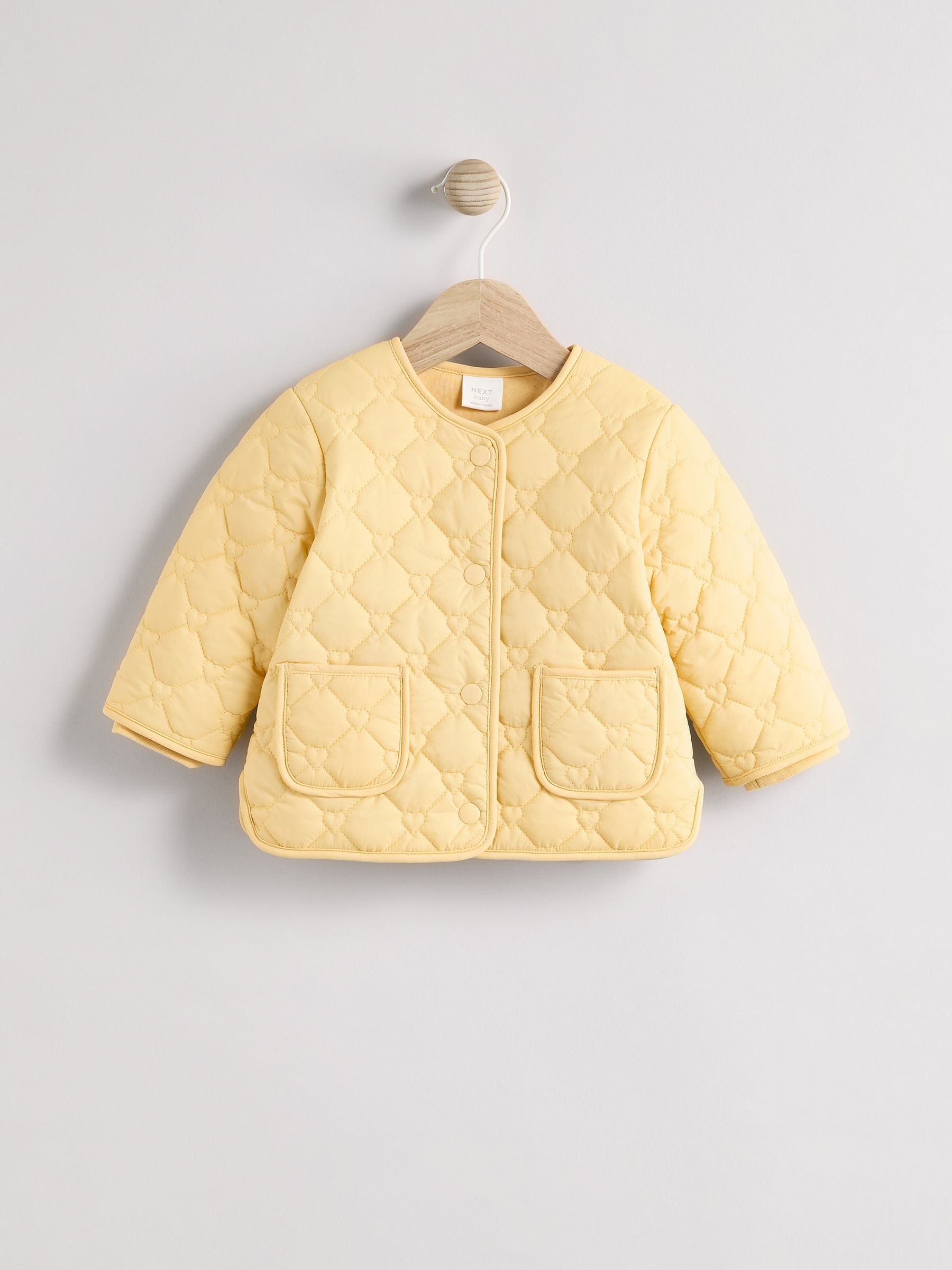 Yellow Quilted Baby Coat (0mths-2yrs)