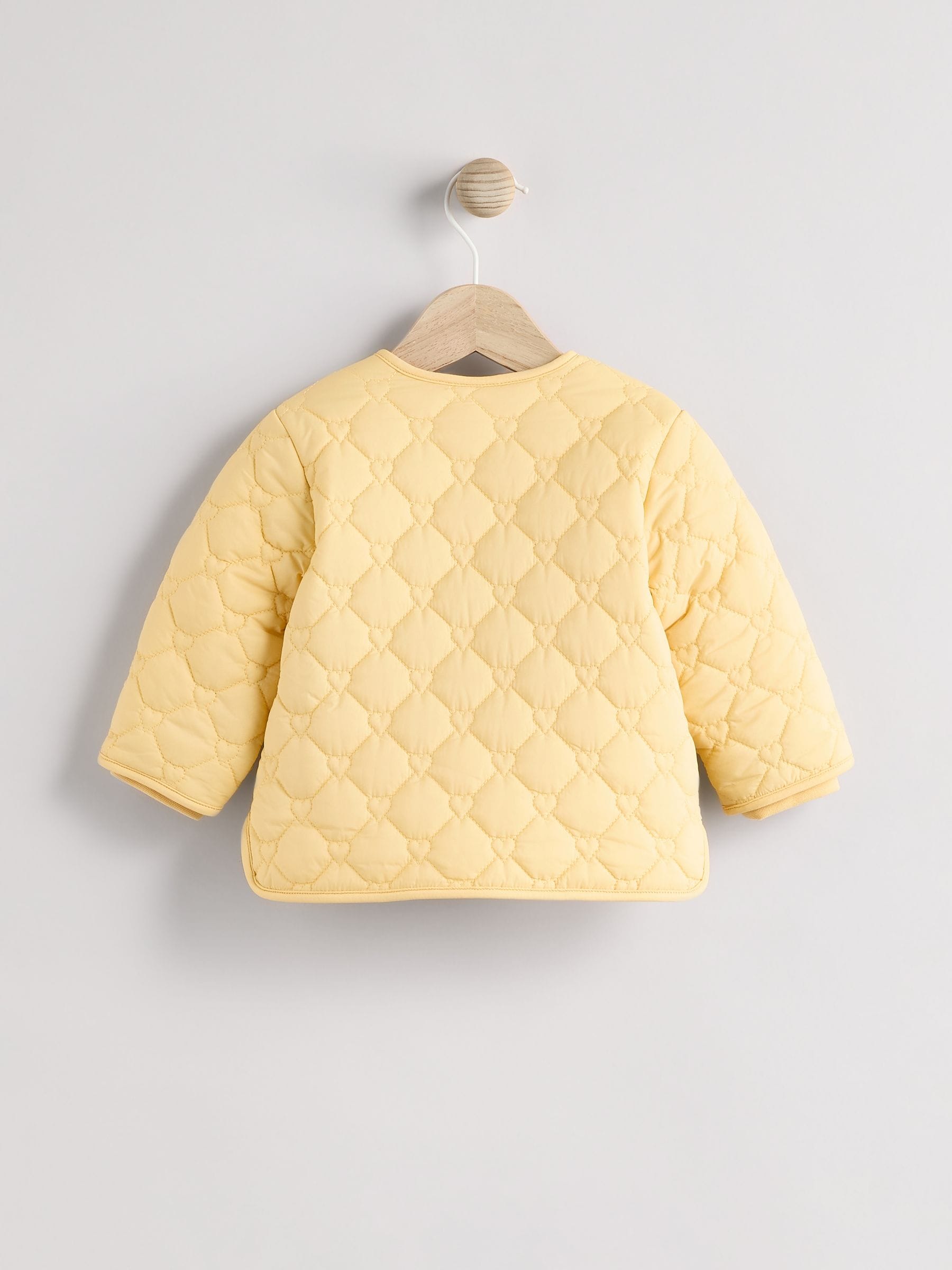 Yellow Quilted Baby Coat (0mths-2yrs)