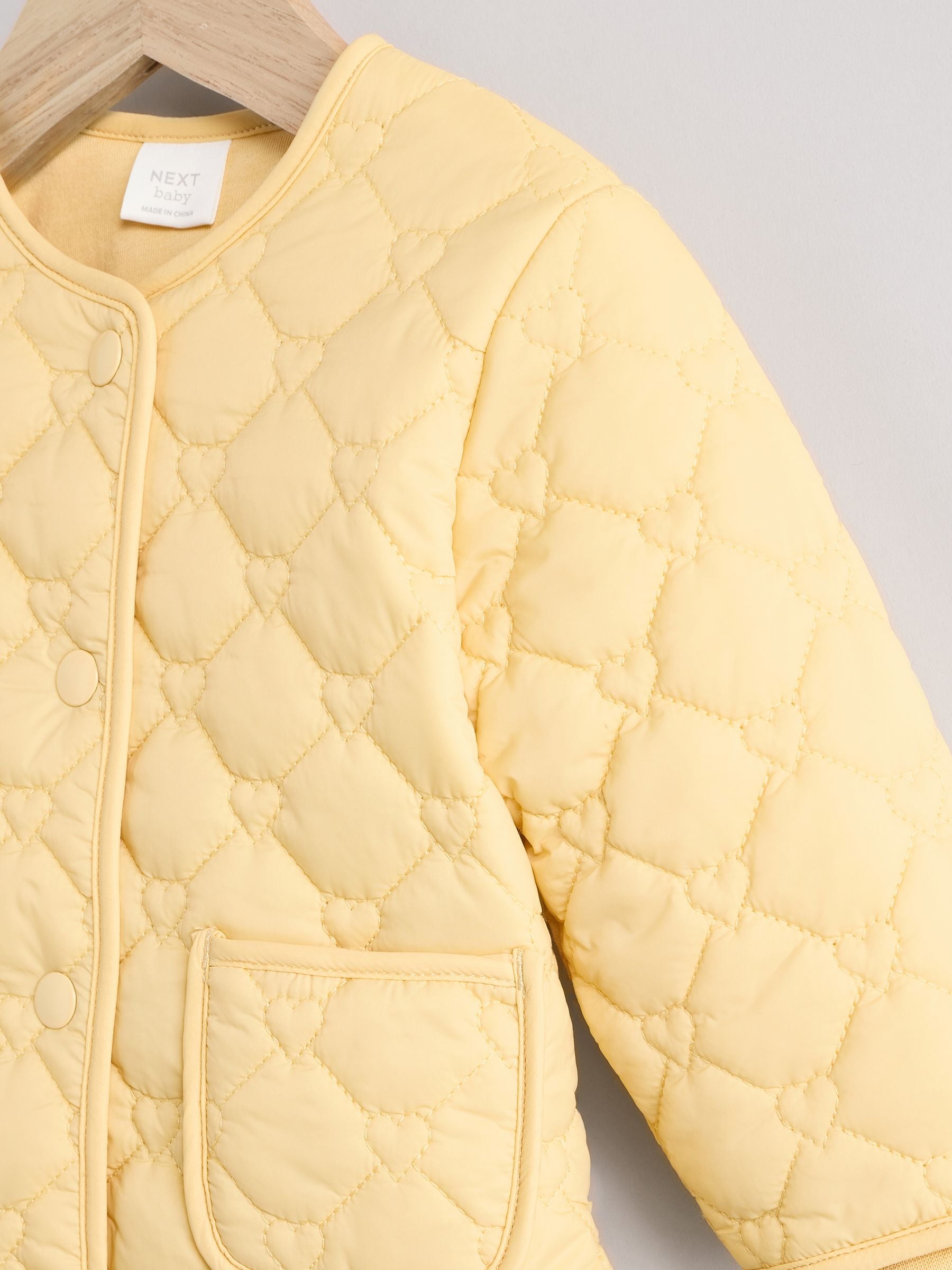 Yellow Quilted Baby Coat (0mths-2yrs)