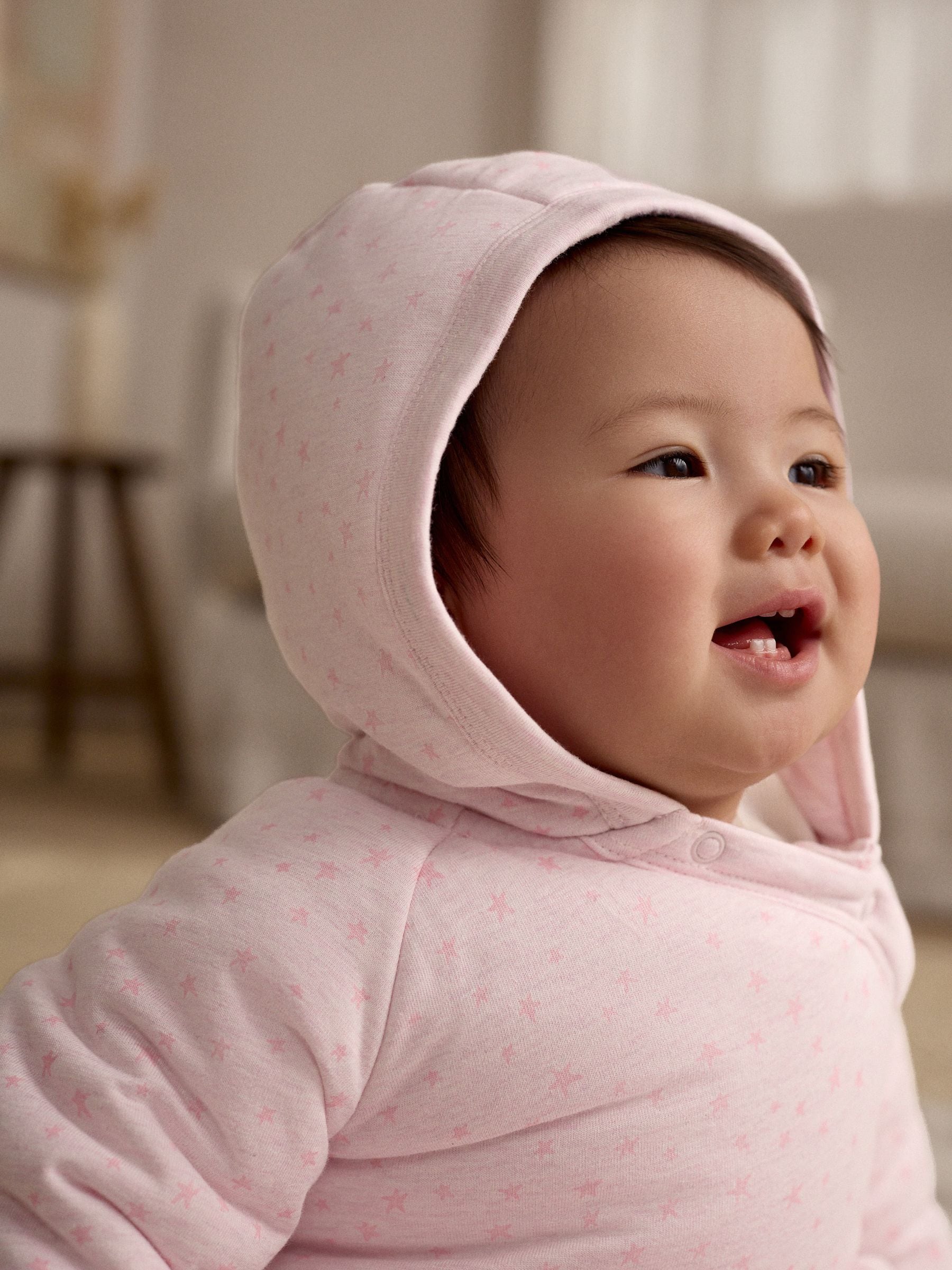 Pink Cosy Baby Jersey Wadded Wrap All-In-One (0-18mths)