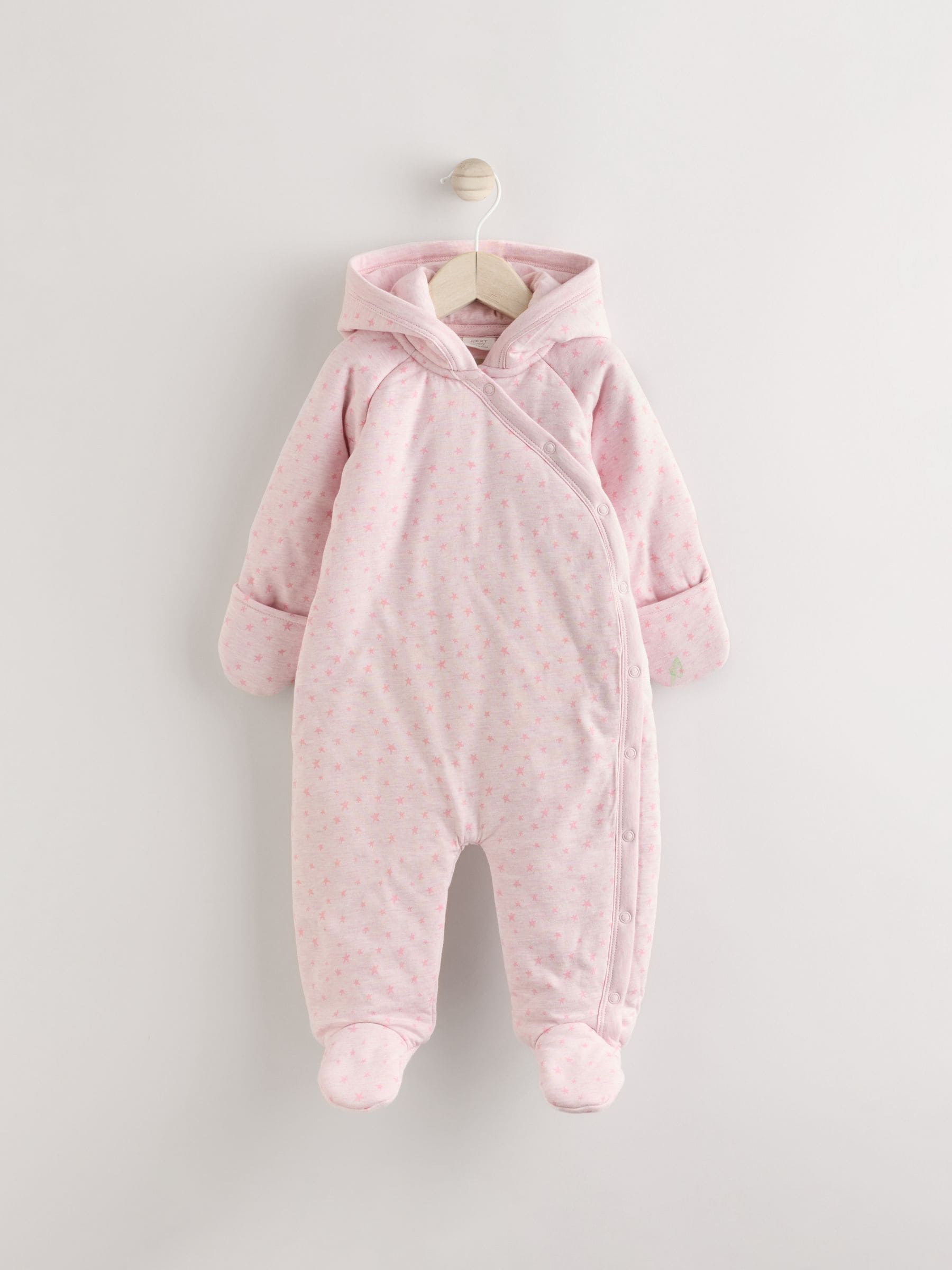 Pink Cosy Baby Jersey Wadded Wrap All-In-One (0-18mths)