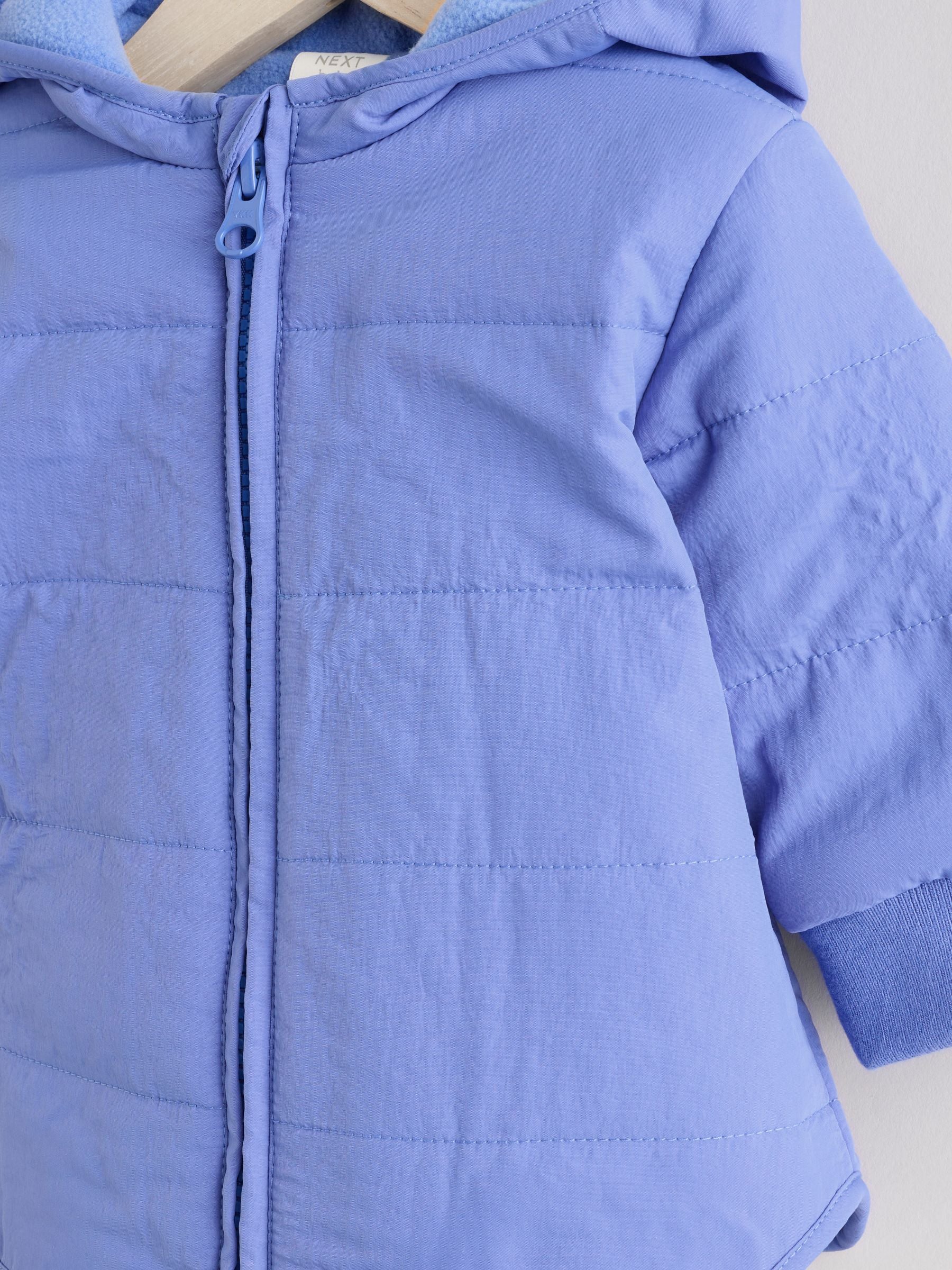 Mineral Blue Baby Puffer Coat (0mths-2yrs)