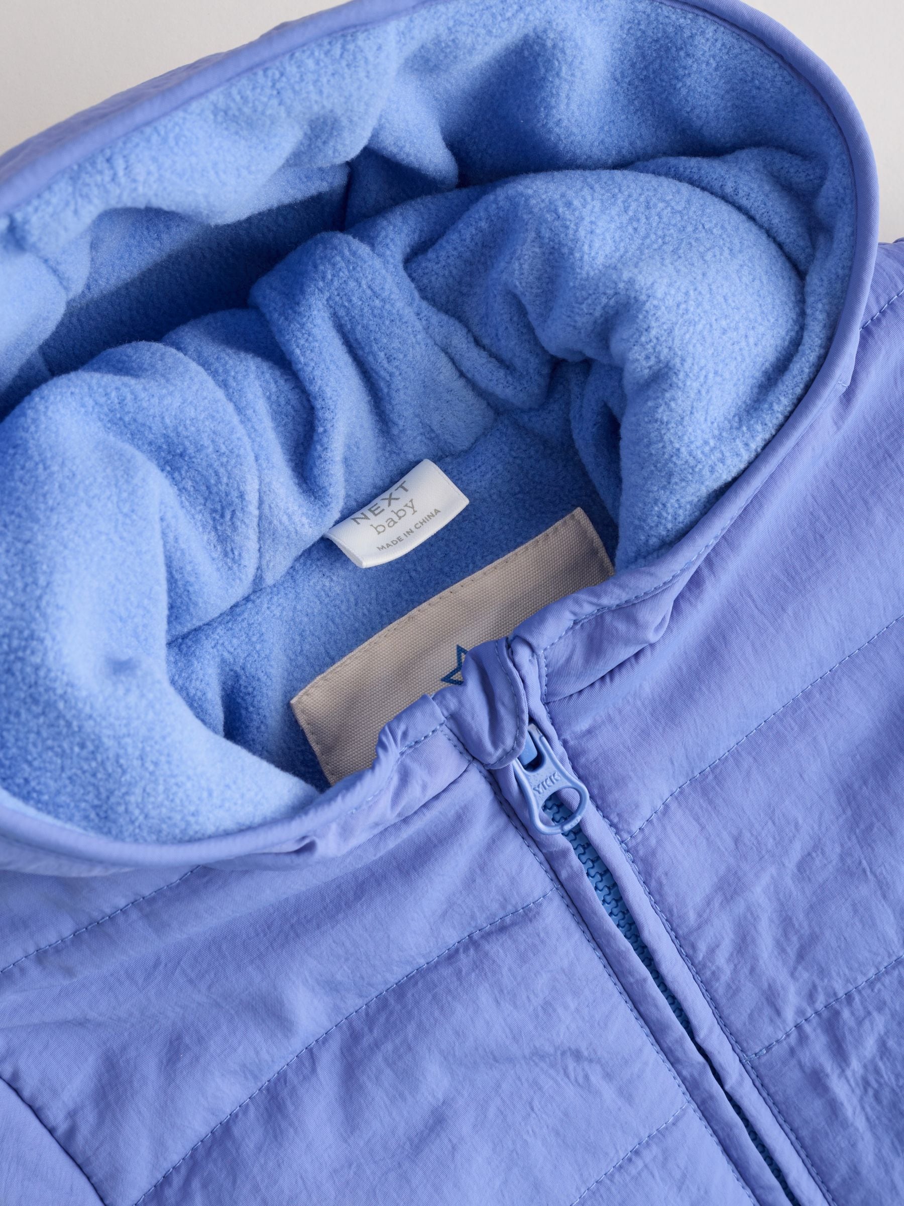 Mineral Blue Baby Puffer Coat (0mths-2yrs)