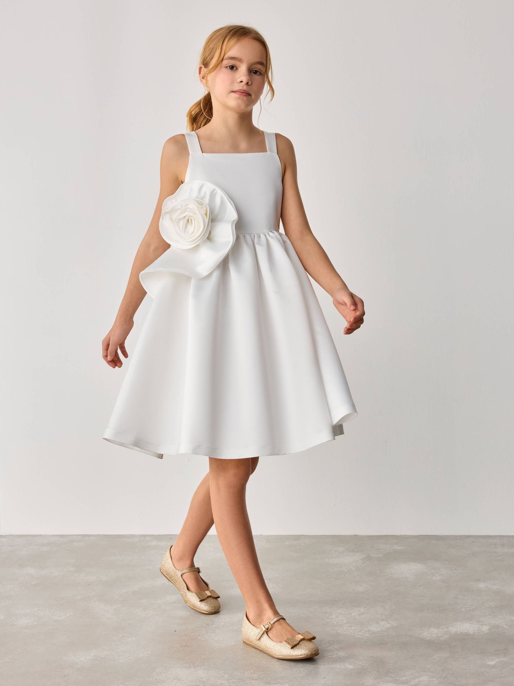 Baker by Ted Baker Satin Corsage Occasion Dress