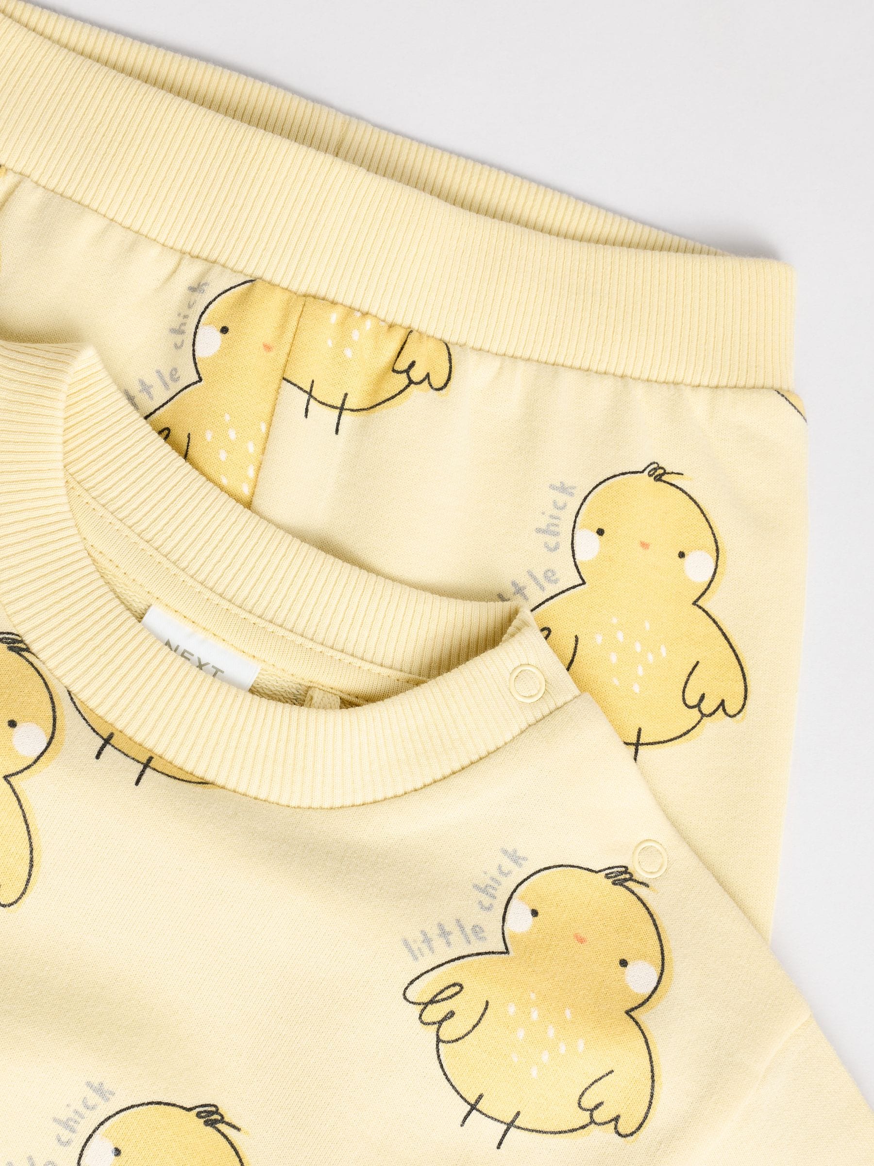 Yellow Chick 100% Cotton Sweatshirt and Joggers Baby 2 Piece Set (0mths-2yrs)