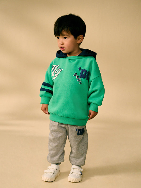 Green Varsity Hoodie and Joggers Set (3mths-7yrs)