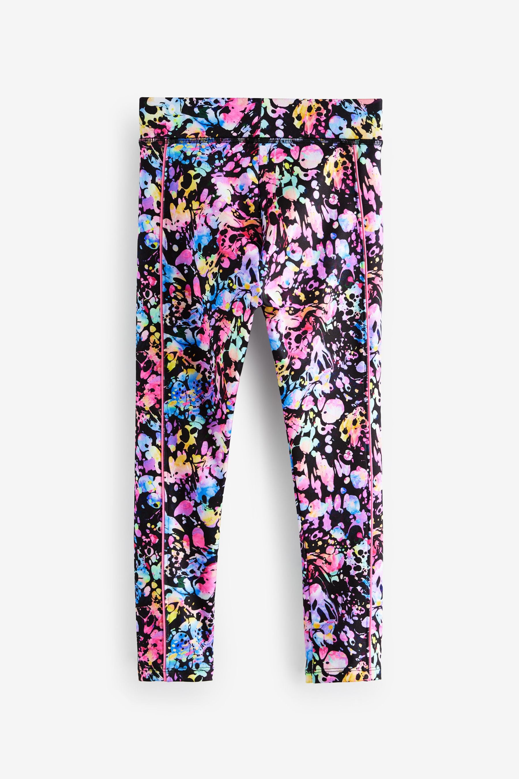 Multi Black Sports Leggings (3-16yrs)