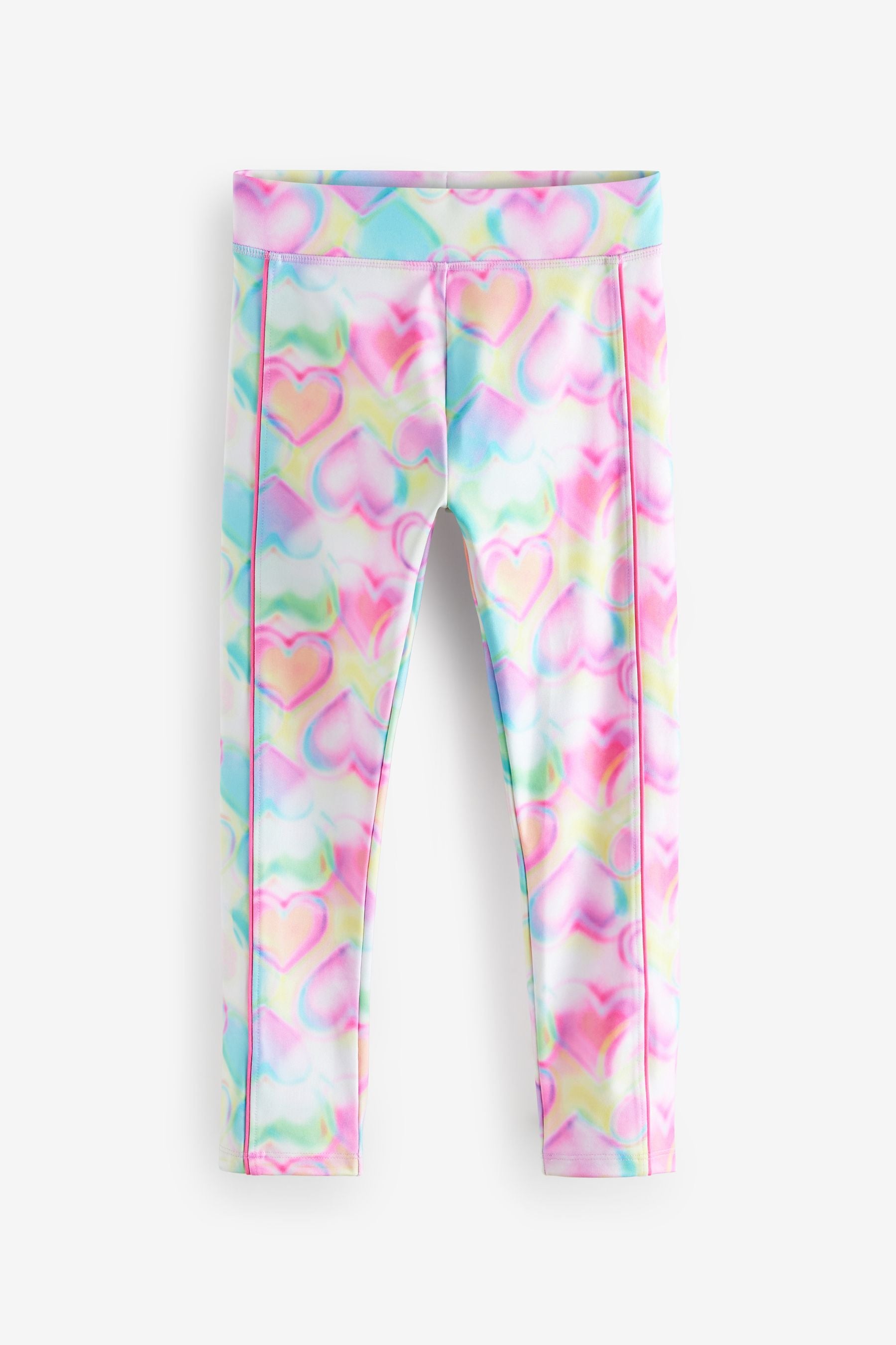 Multi Heart Sports Leggings (3-16yrs)