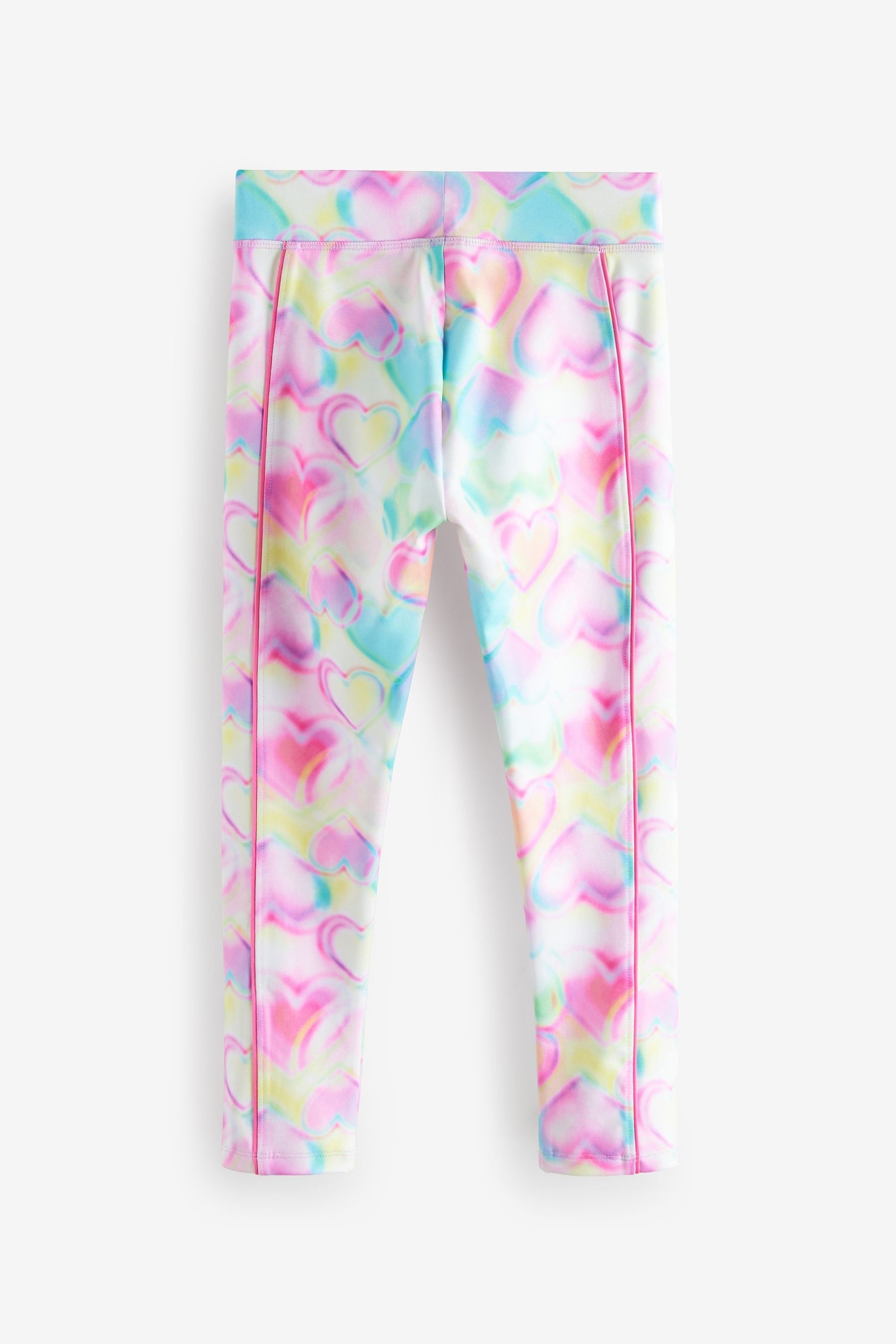 Multi Heart Sports Leggings (3-16yrs)