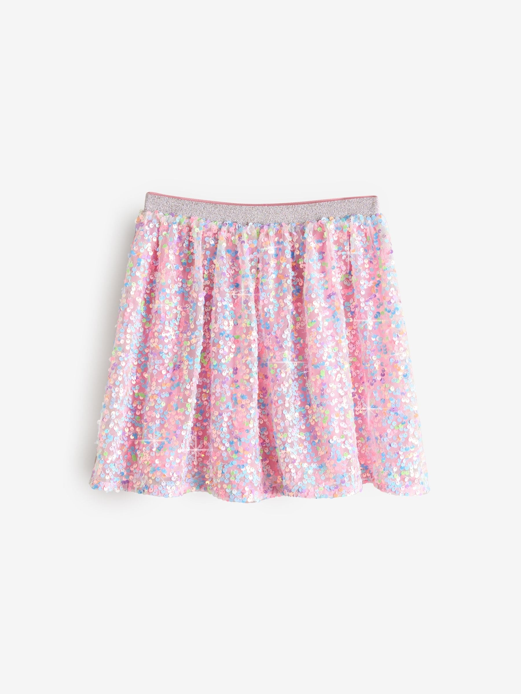 Pink Sequin Skirt (3-16yrs)