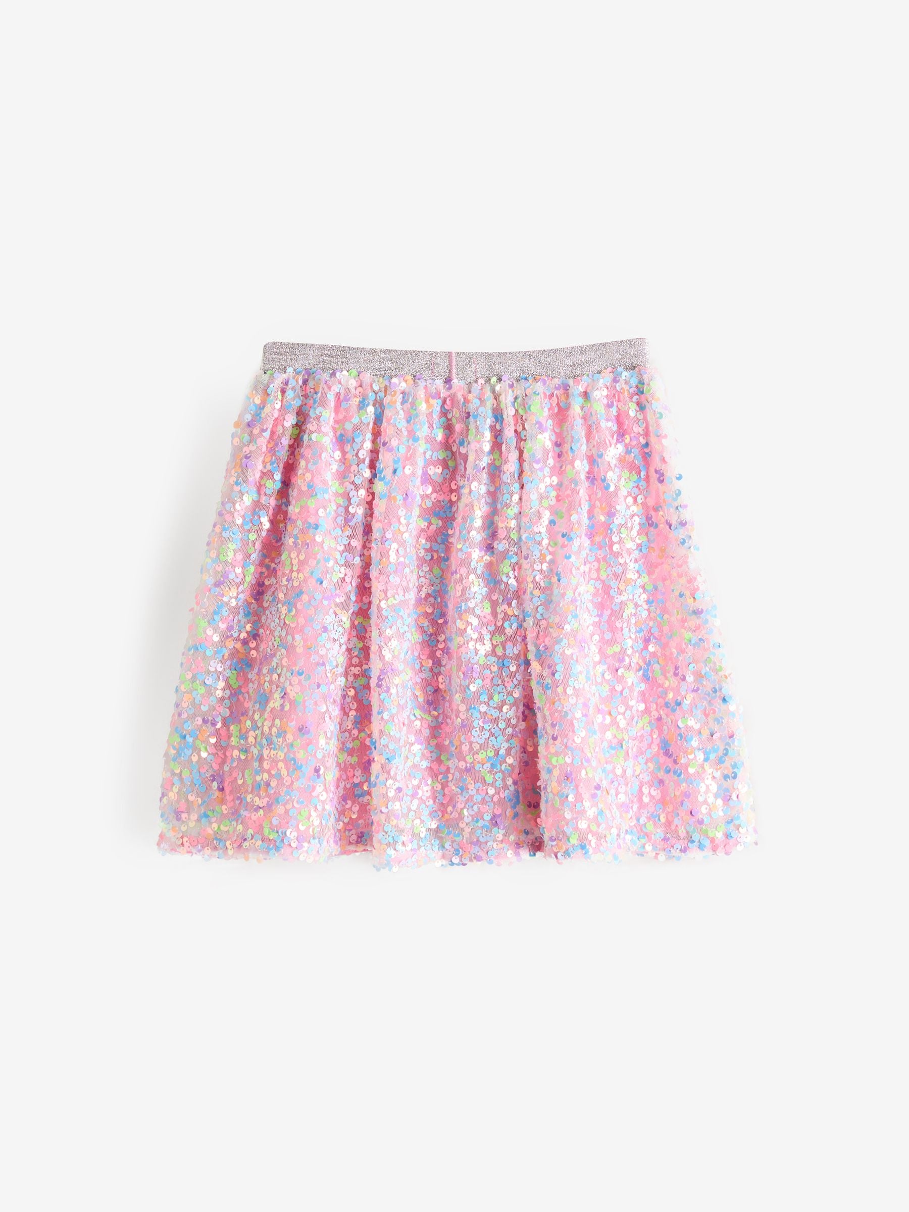 Pink Sequin Skirt (3-16yrs)