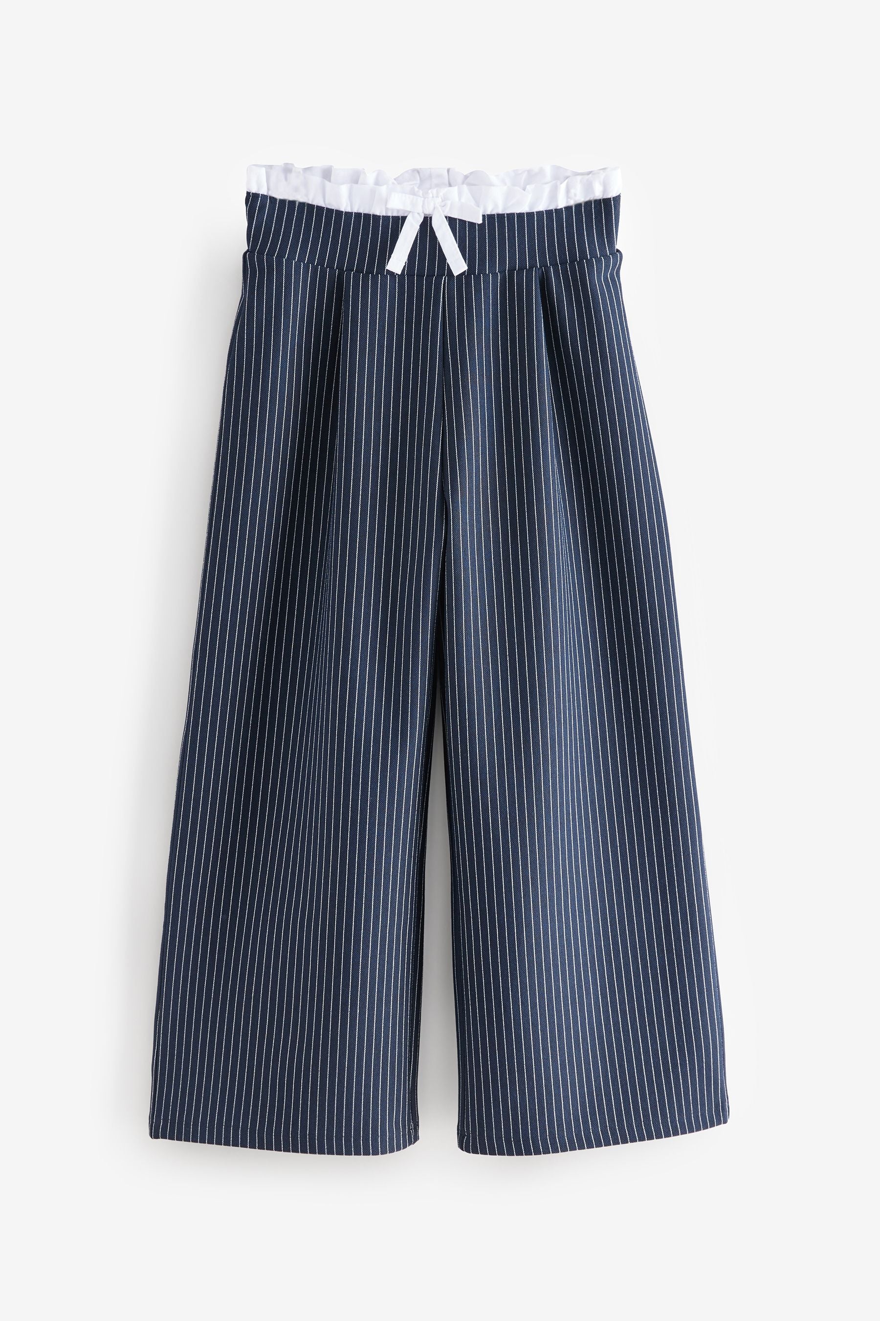 Navy/White Pinstripe Trousers (3-16yrs)