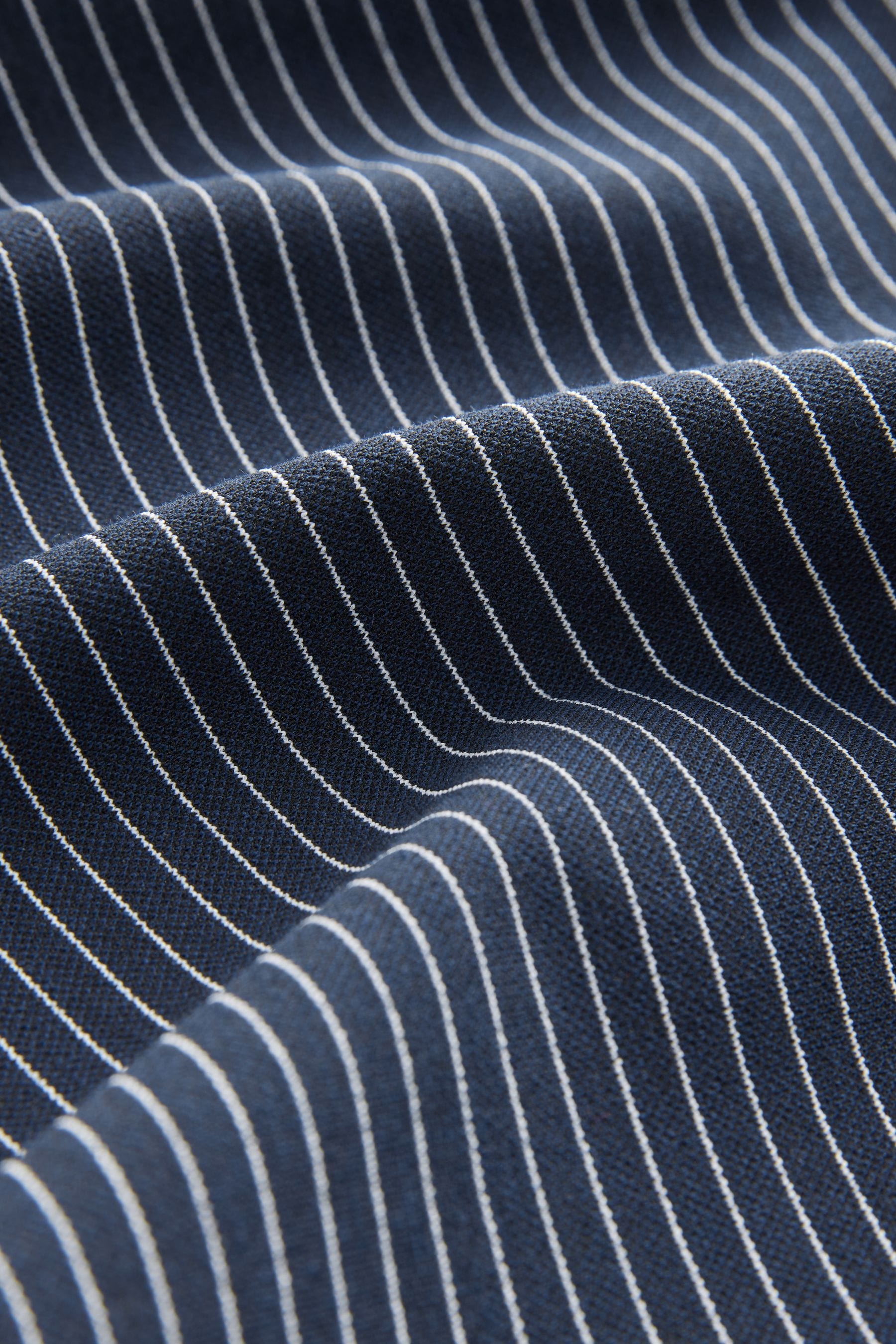 Navy/White Pinstripe Trousers (3-16yrs)