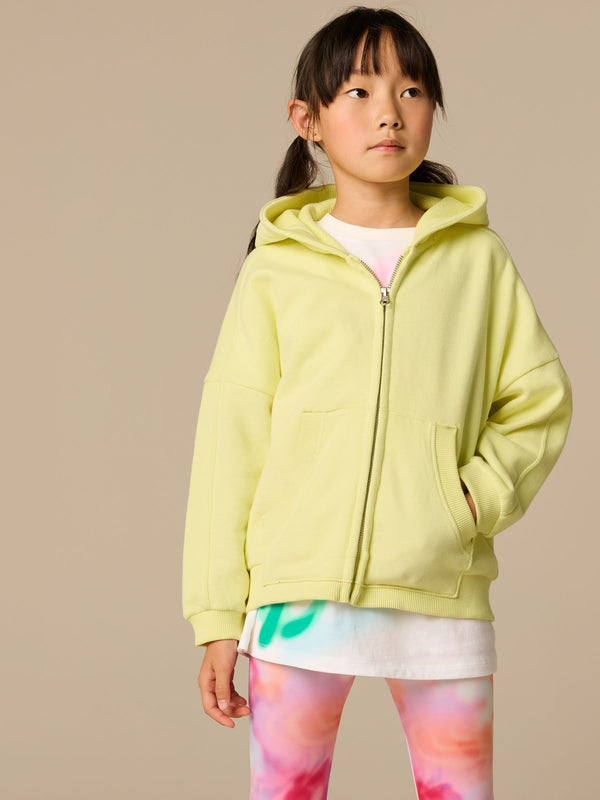 Yellow Zip Through Hoodie (3-16yrs)