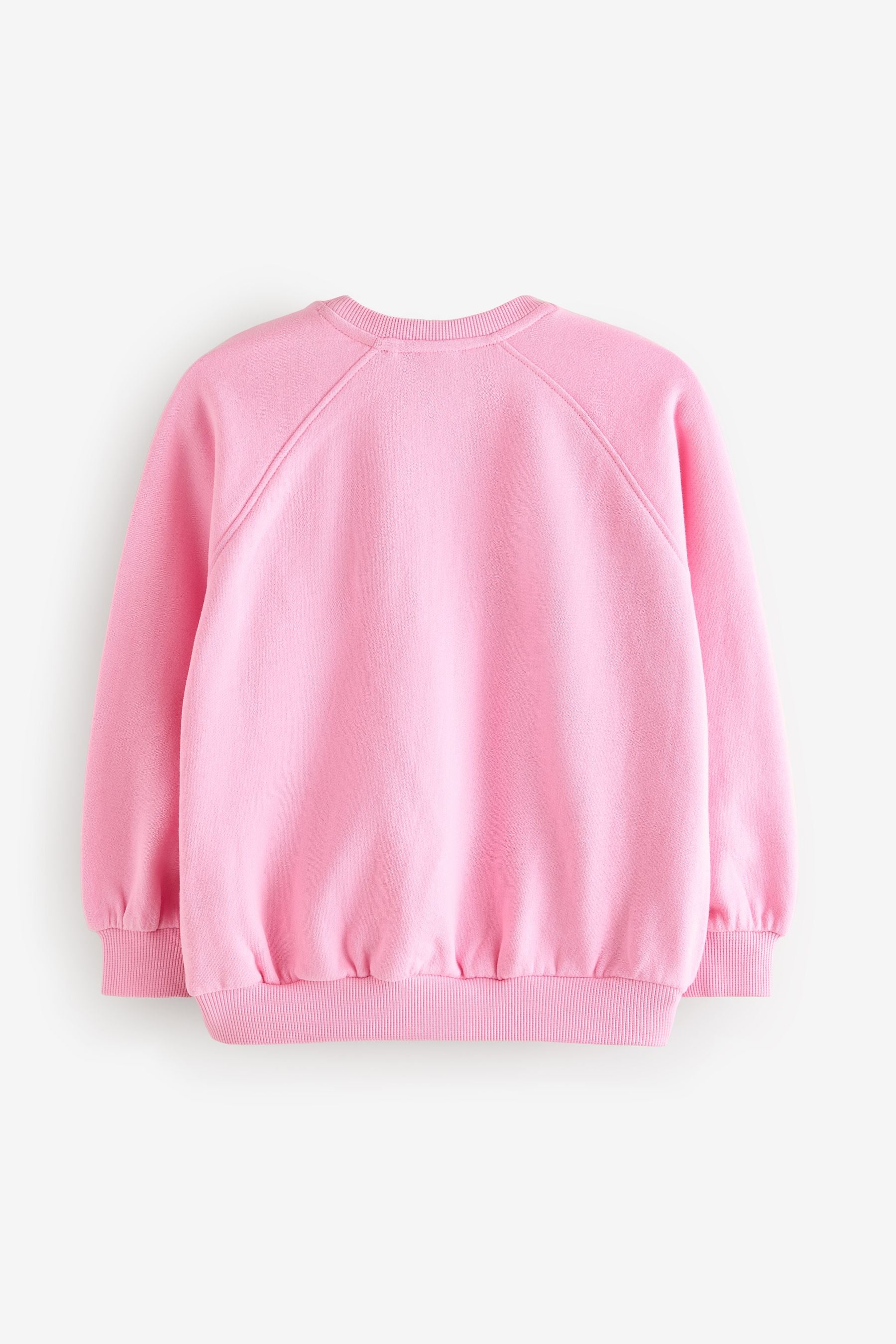 Pink Sequin Hearts 100% Cotton Sweatshirt (3-16yrs)