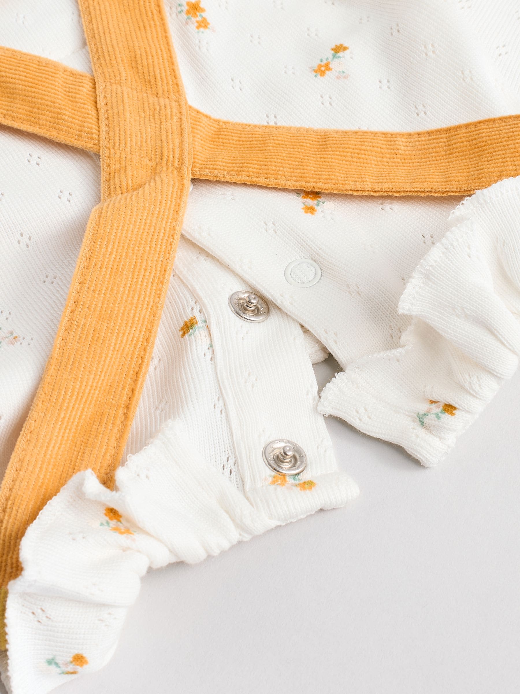 Ochre Character Baby Pinafore Long Sleeve Bodysuit & Tights Set (0mths-2yrs)