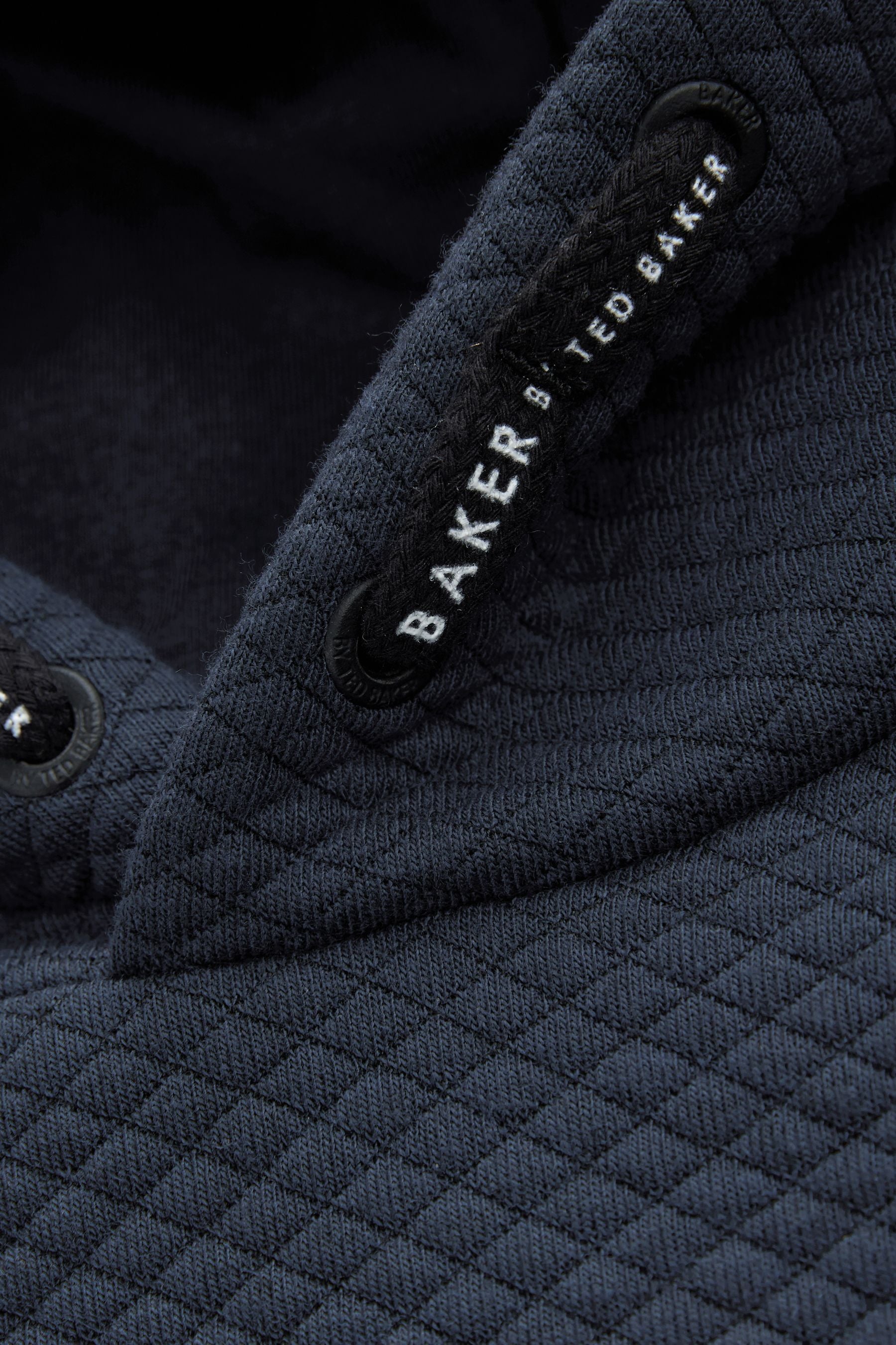 Baker by Ted Baker Navy Textured Hoodie