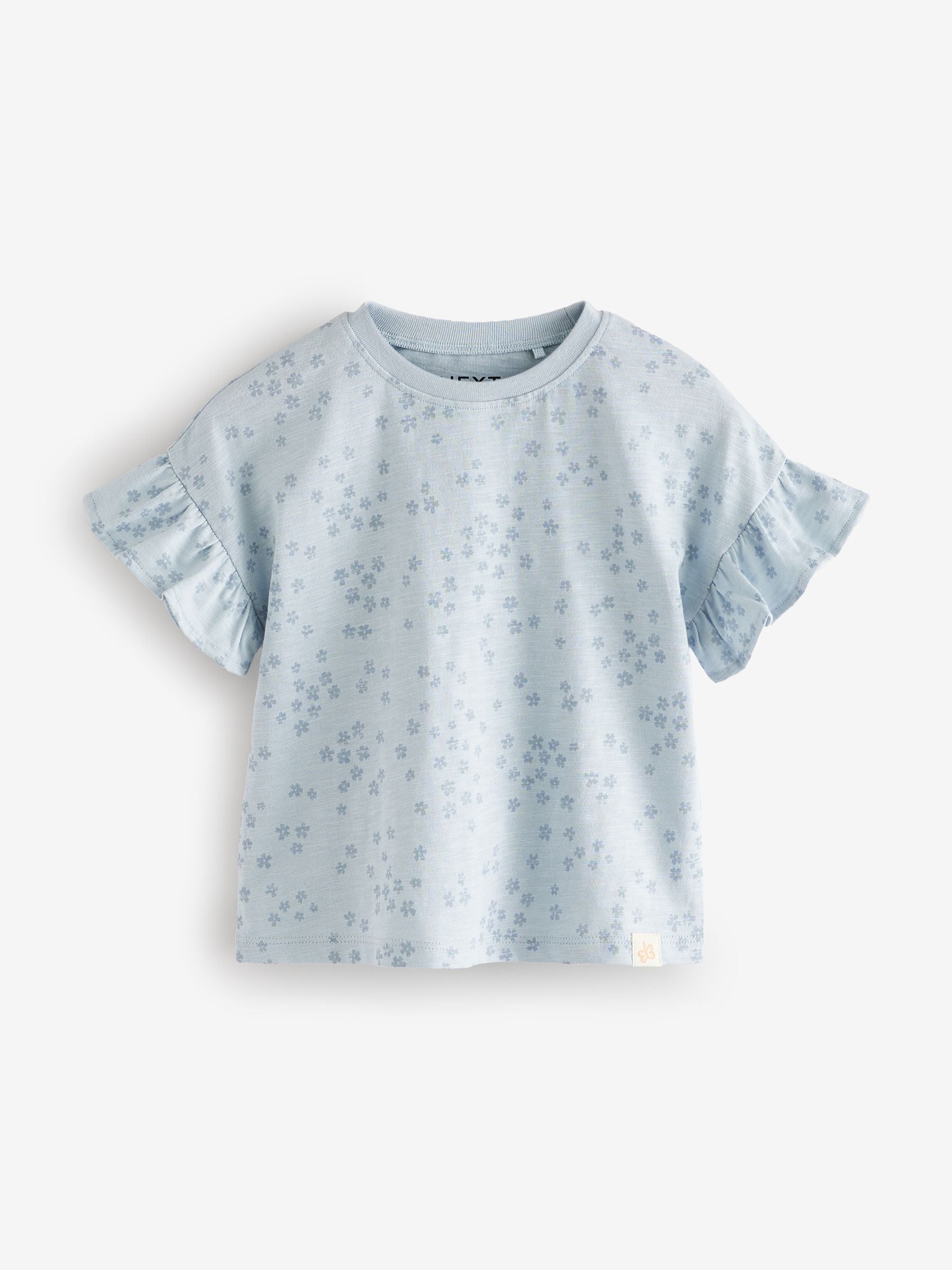 Blue Short Sleeve T-Shirt 4 Pack (3mths-7yrs)