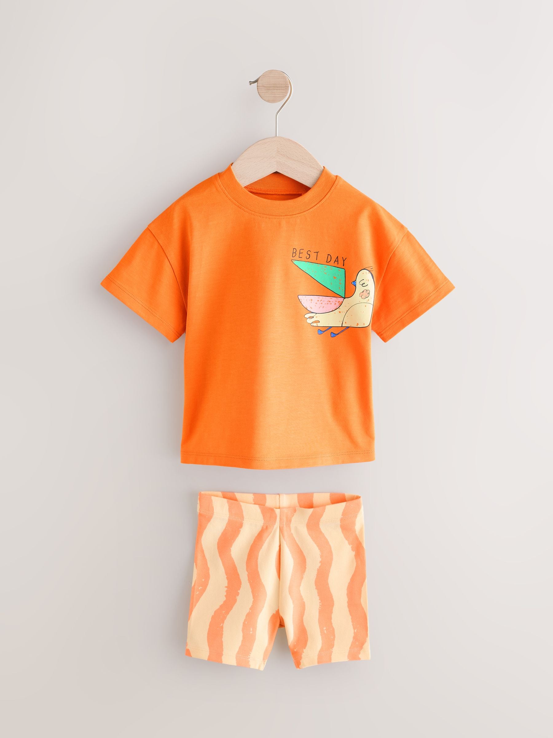 Orange T-Shirt & Shirt Set 4 Pack (3mths-7yrs)