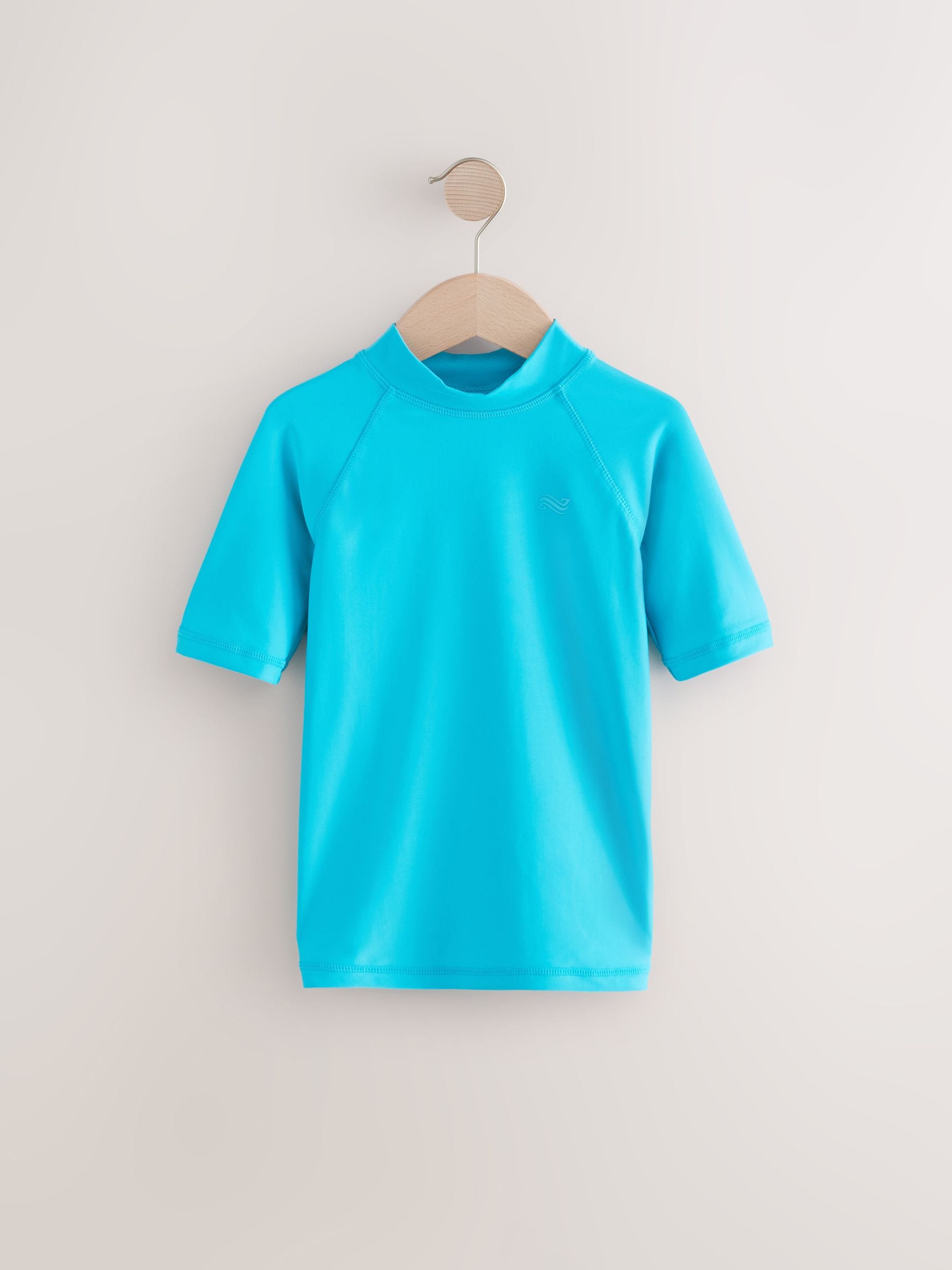 Turquoise Blue Short Sleeve Rash Vest (1.5-16yrs) (1.5-16yrs)