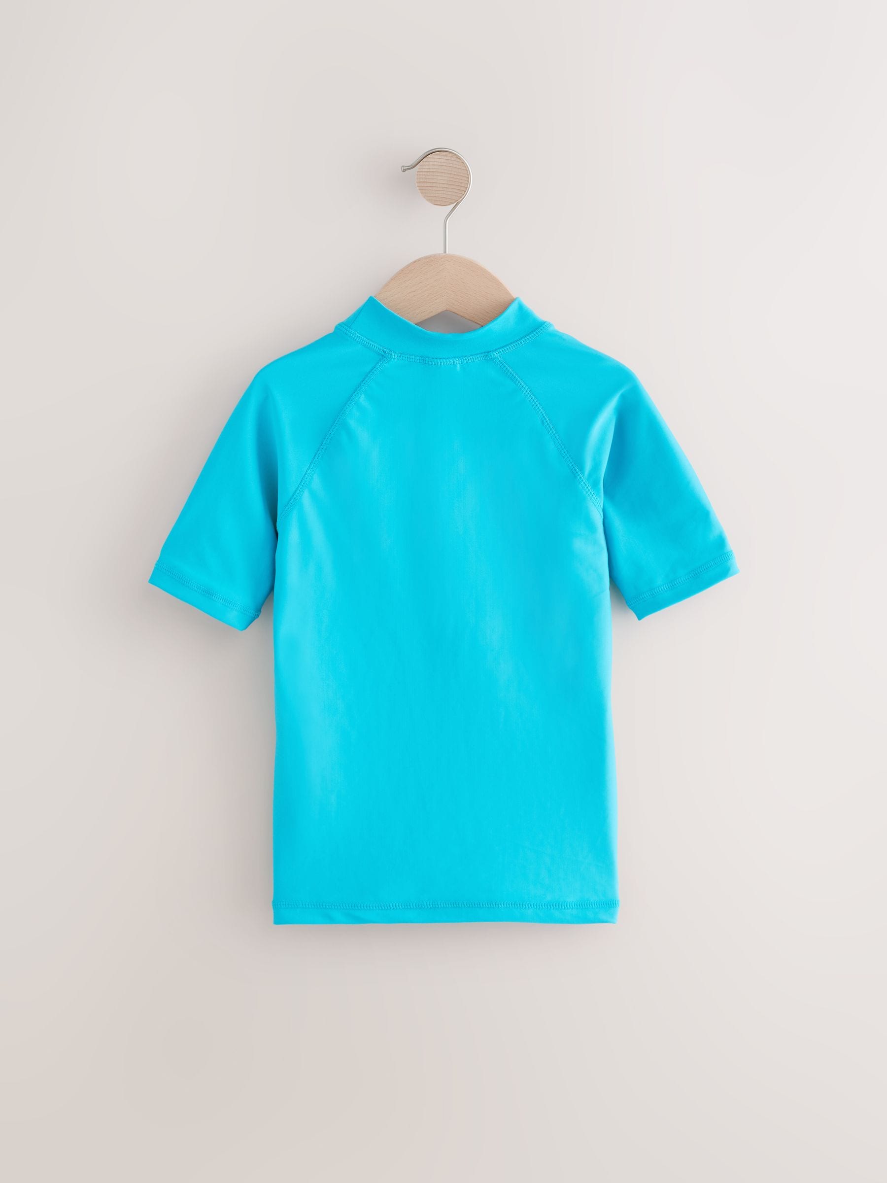 Turquoise Blue Short Sleeve Rash Vest (1.5-16yrs) (1.5-16yrs)