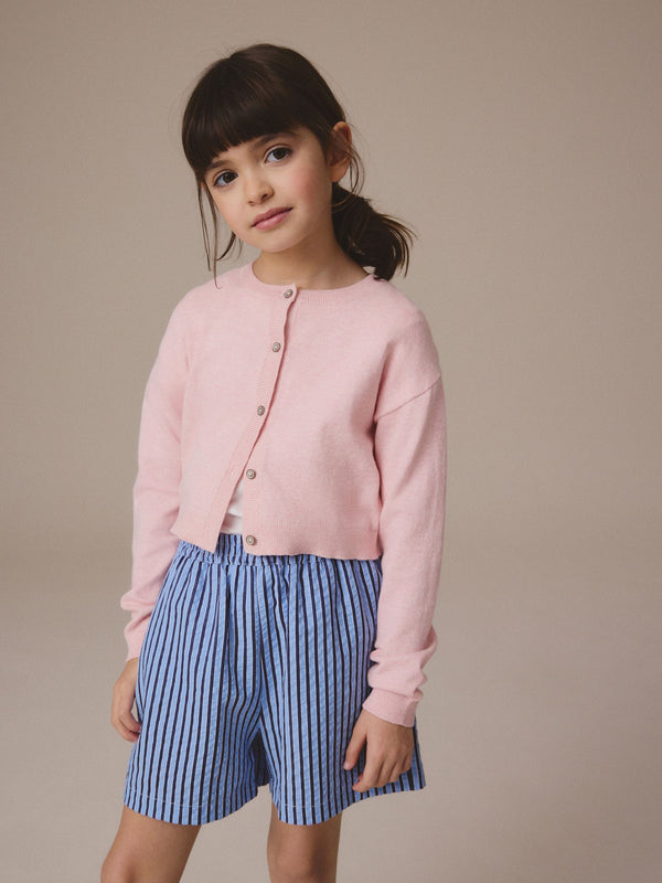 Pink Button Up Cardigan (3-16yrs)