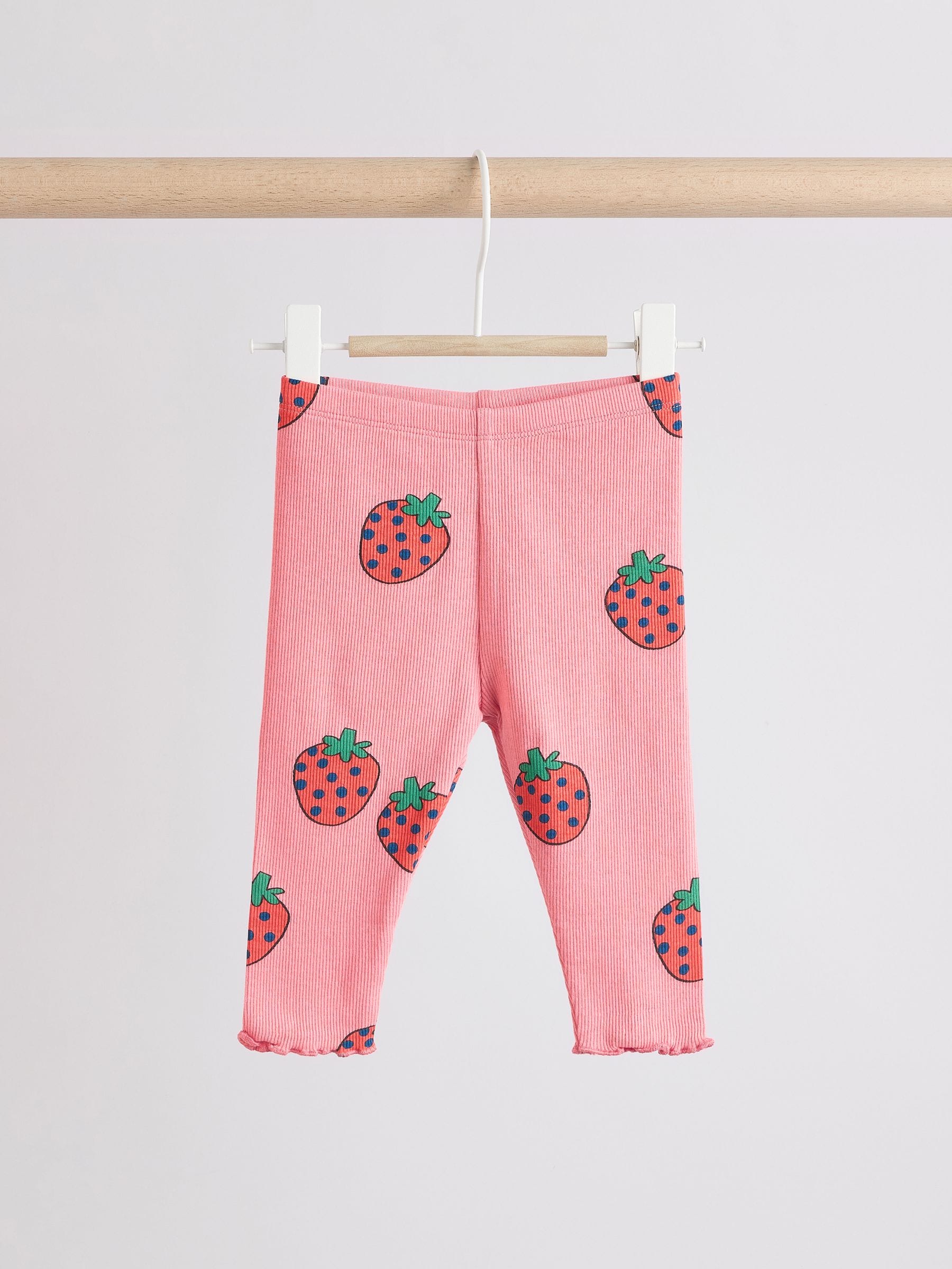 Red Strawberries Sweat and Leggings Set