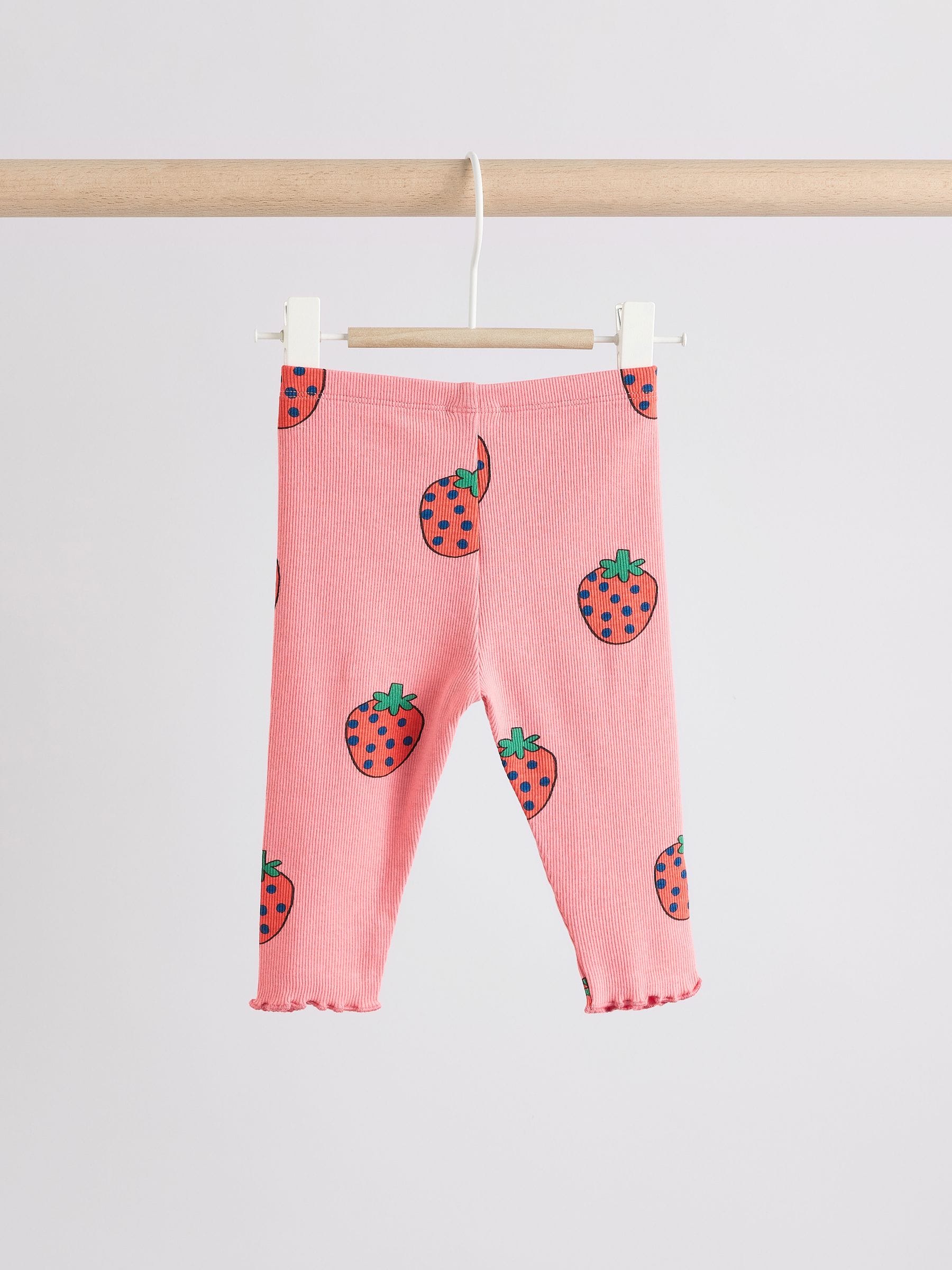 Red Strawberries Sweat and Leggings Set