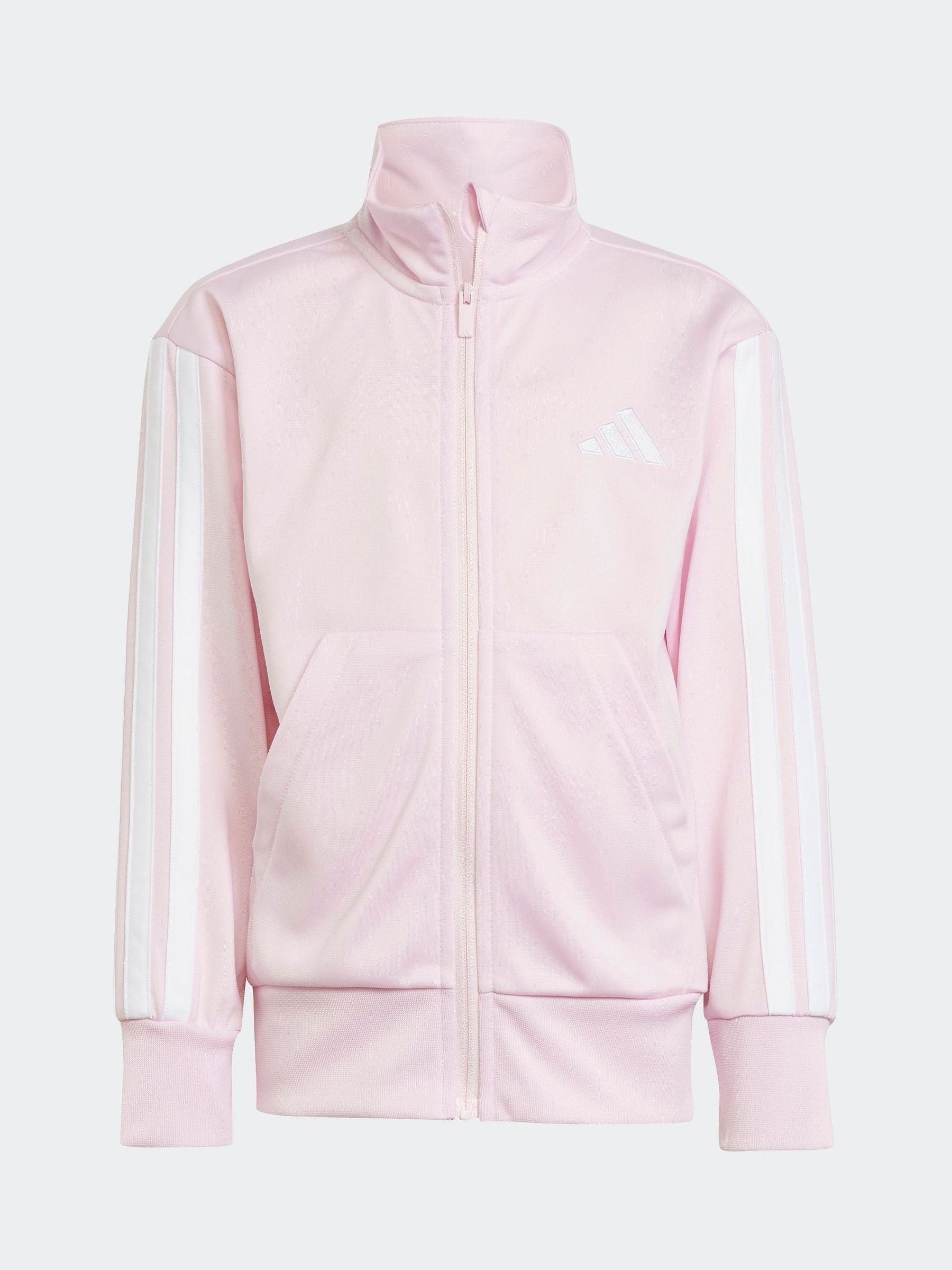 adidas Pink 3 Stripe Tracksuit