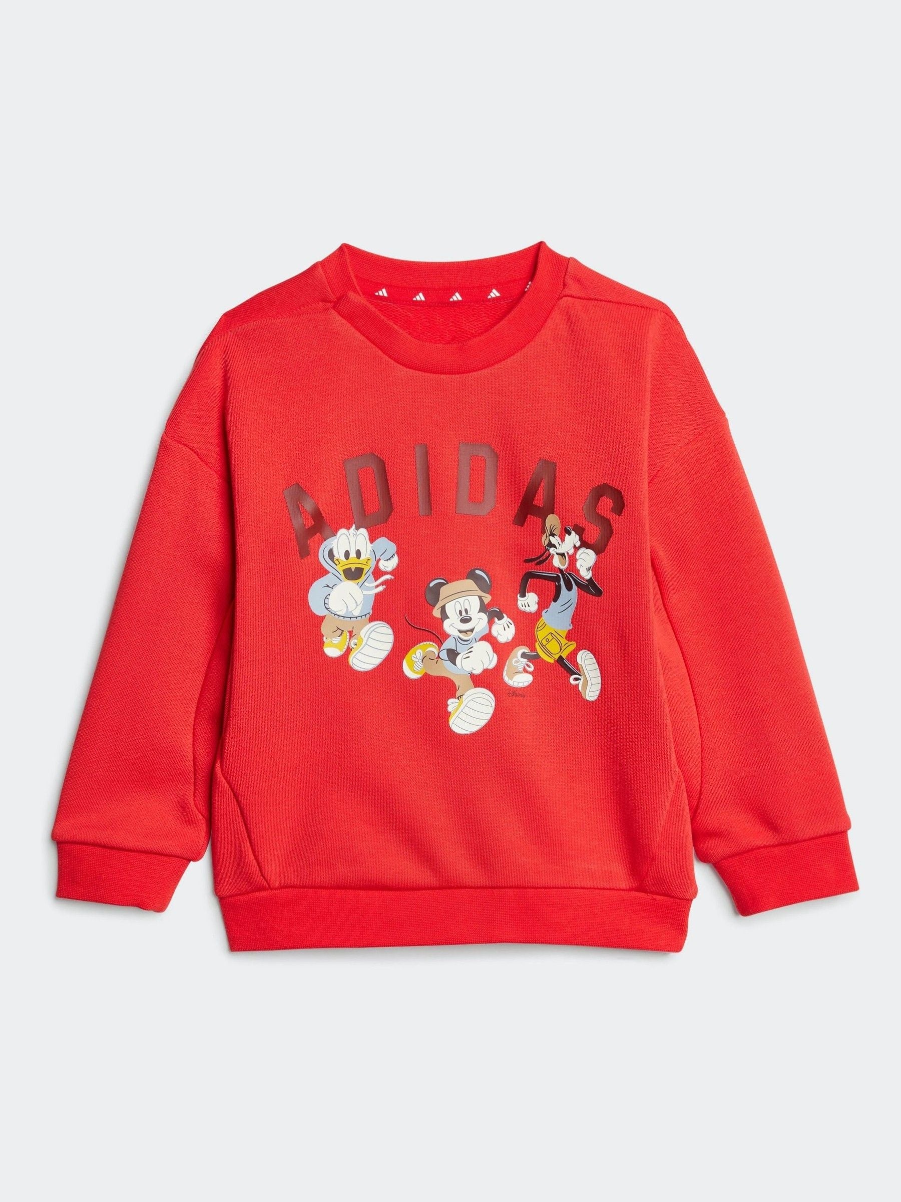 adidas Red Disney Mickey Mouse Tracksuit