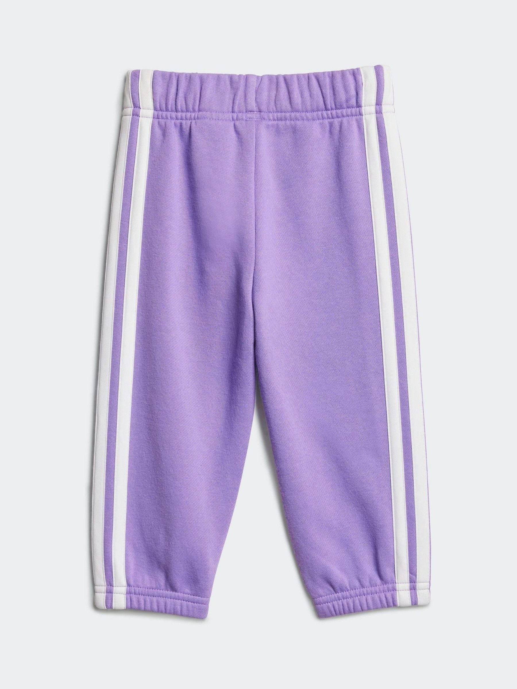 adidas Pink Essentials Tiberio 3 Stripe Tracksuit