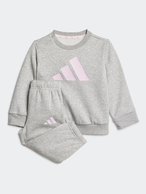 adidas Grey Essentials Logo Tracksuit