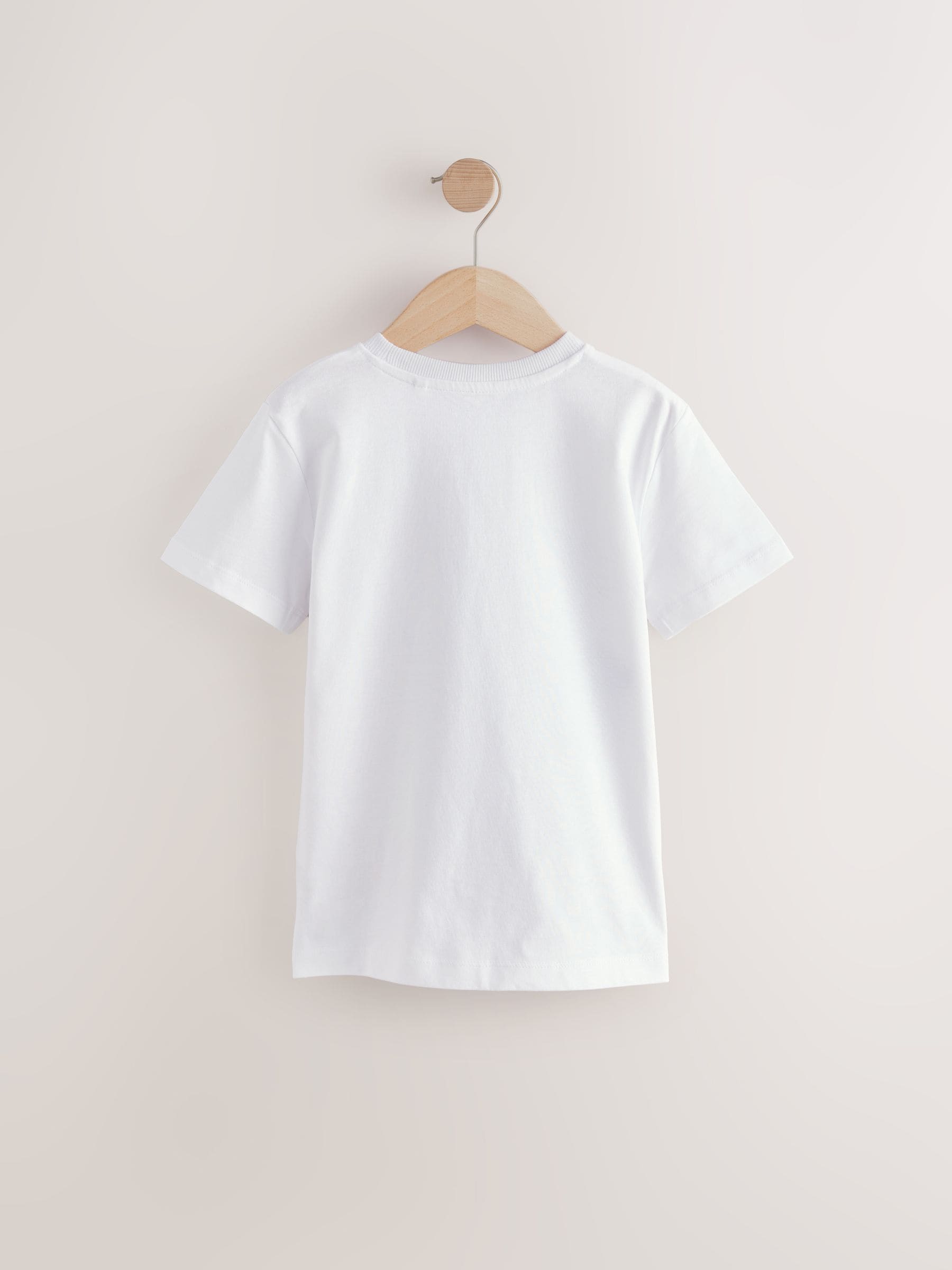 White Gaming Short Sleeves Graphic 100% Cotton T-Shirt (3-16yrs)